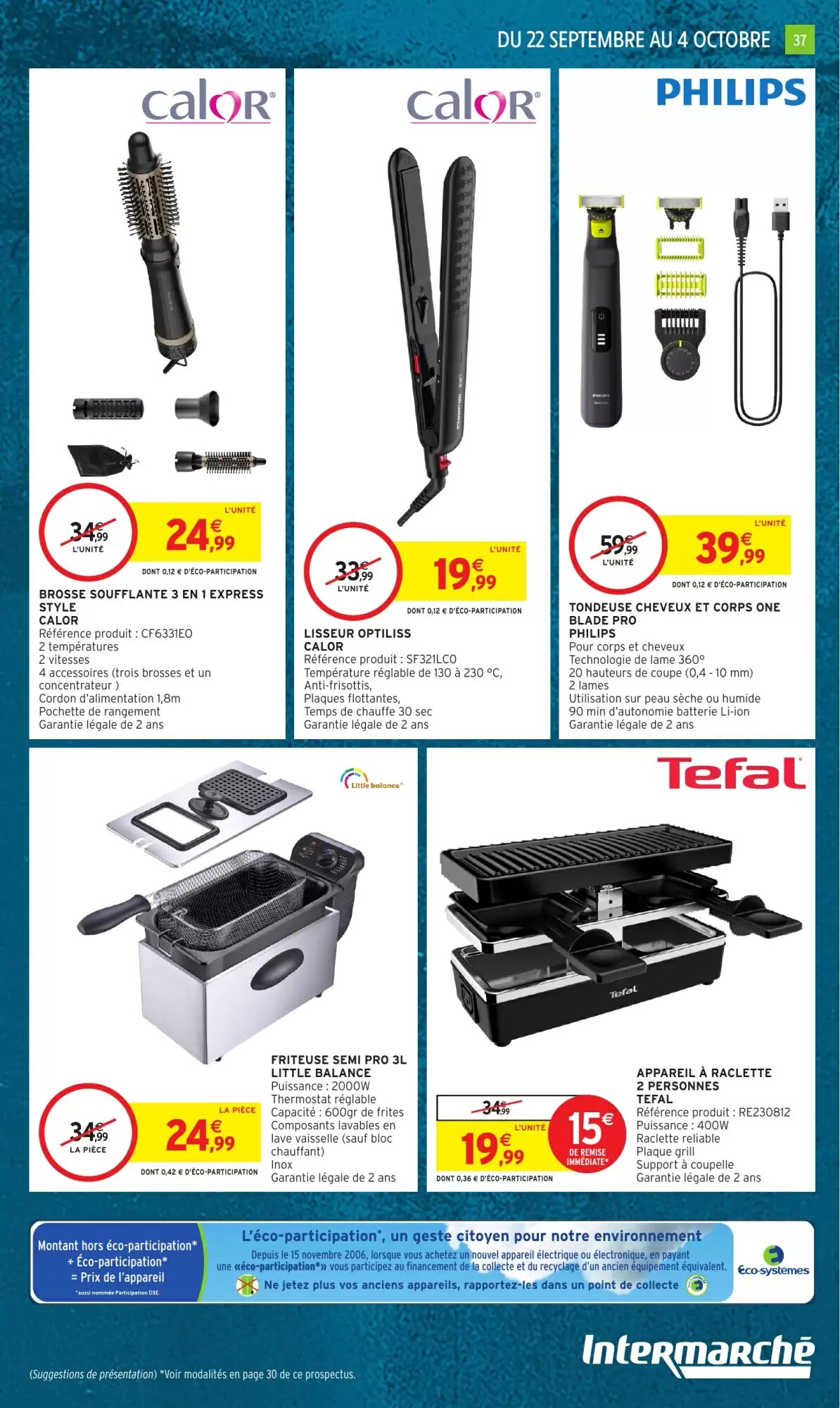 Prospectus promotionnel Intermarché Hyper valable à partir du 22/09/2026 - Page 37.