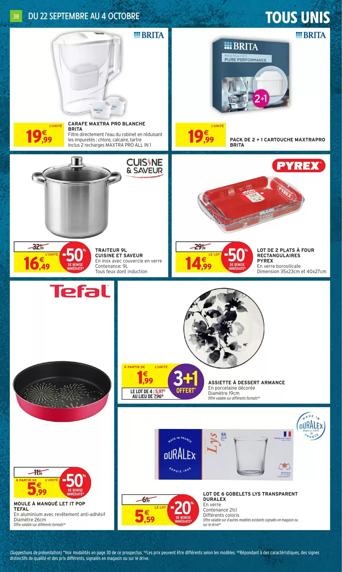 Prospectus promotionnel Intermarché Hyper valable à partir du 22/09/2026 - Page 38.