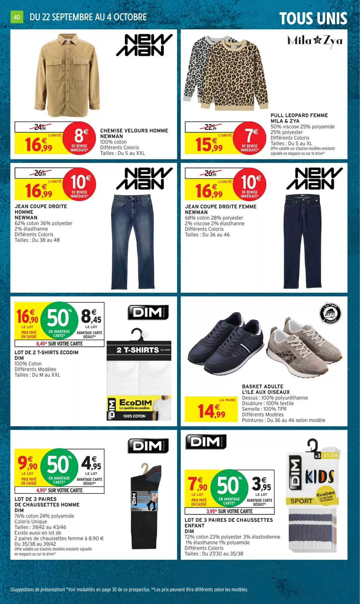 Prospectus promotionnel Intermarché Hyper valable à partir du 22/09/2026 - Page 40.