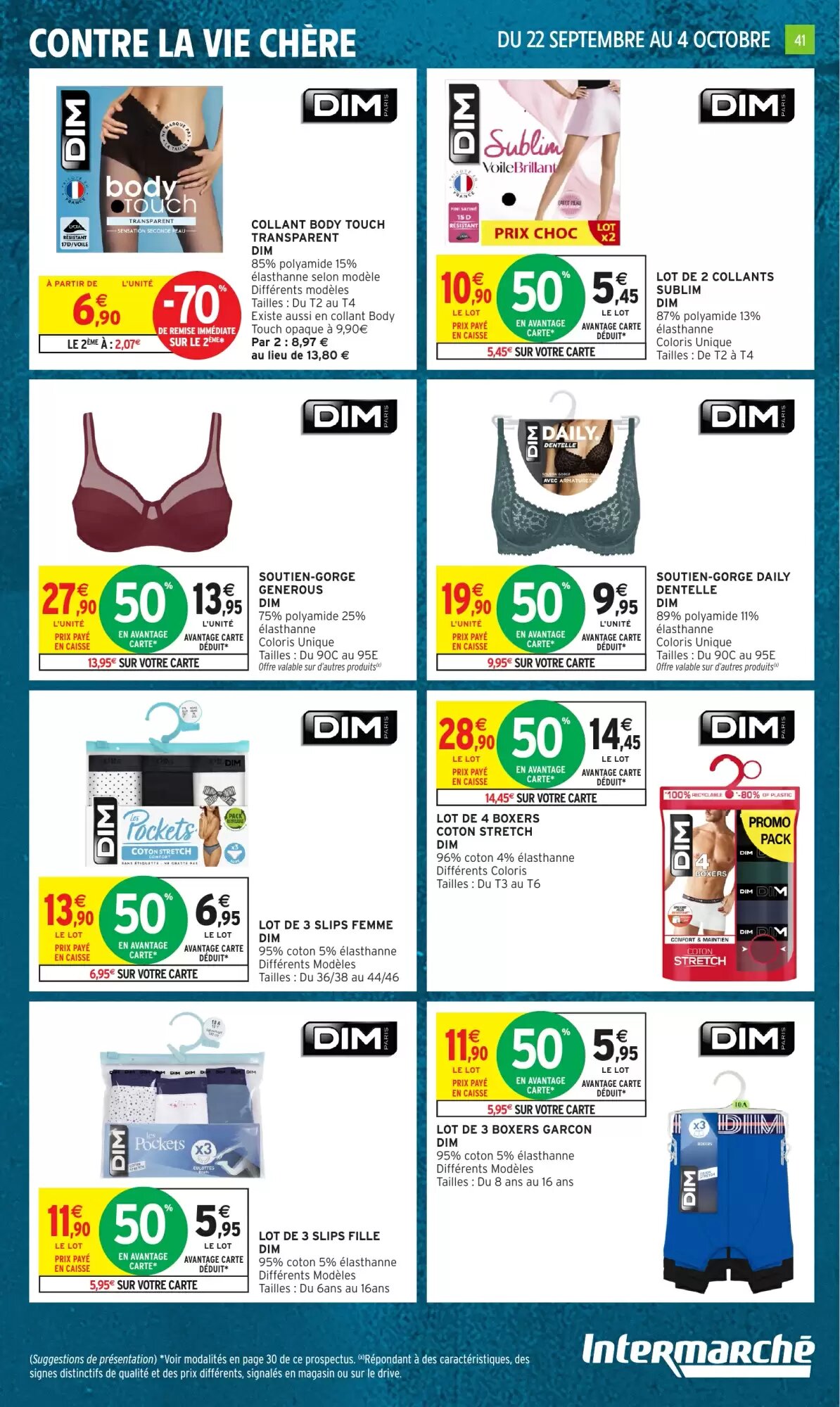 Prospectus promotionnel Intermarché Hyper valable à partir du 22/09/2026 - Page 41.