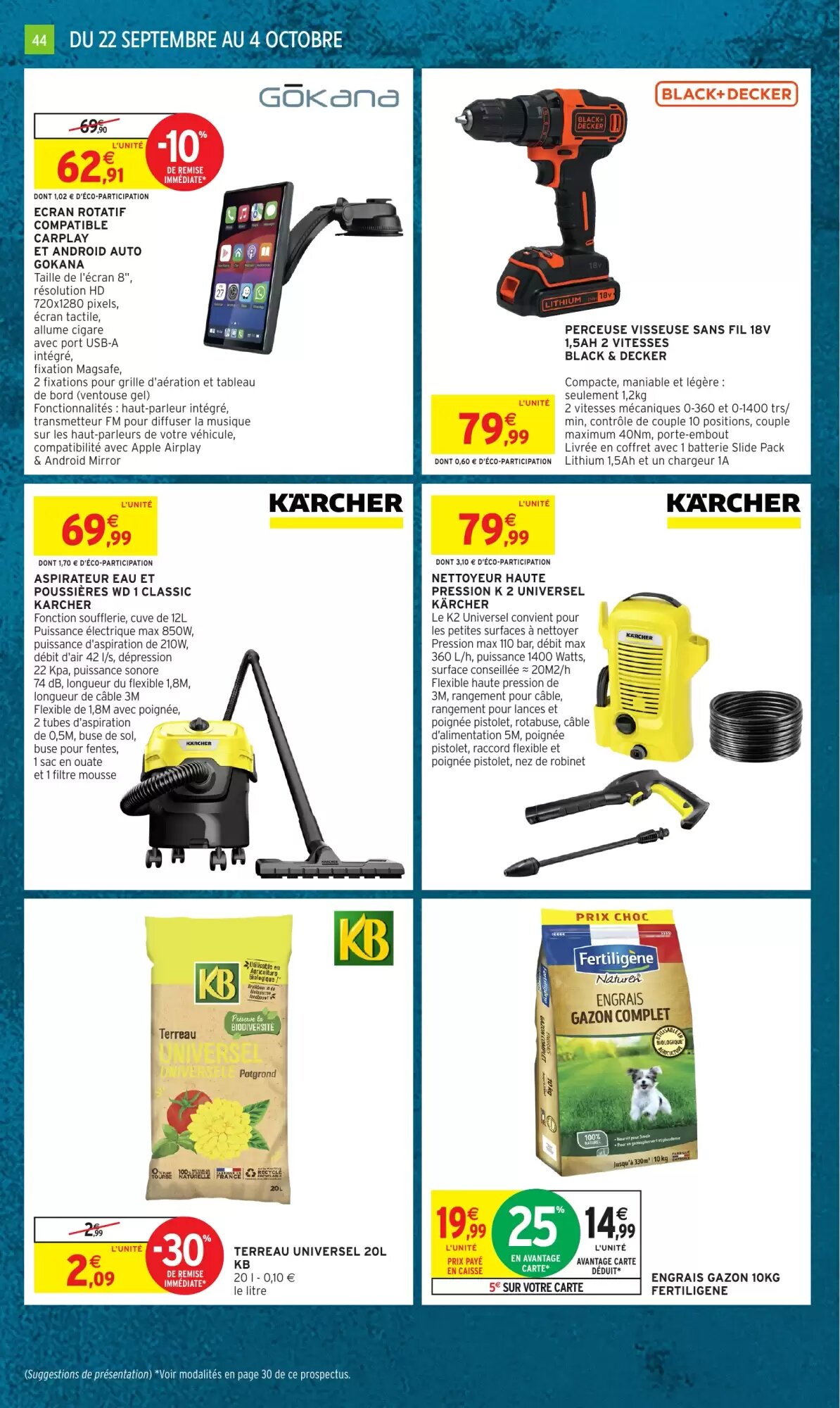 Prospectus promotionnel Intermarché Hyper valable à partir du 22/09/2026 - Page 44.