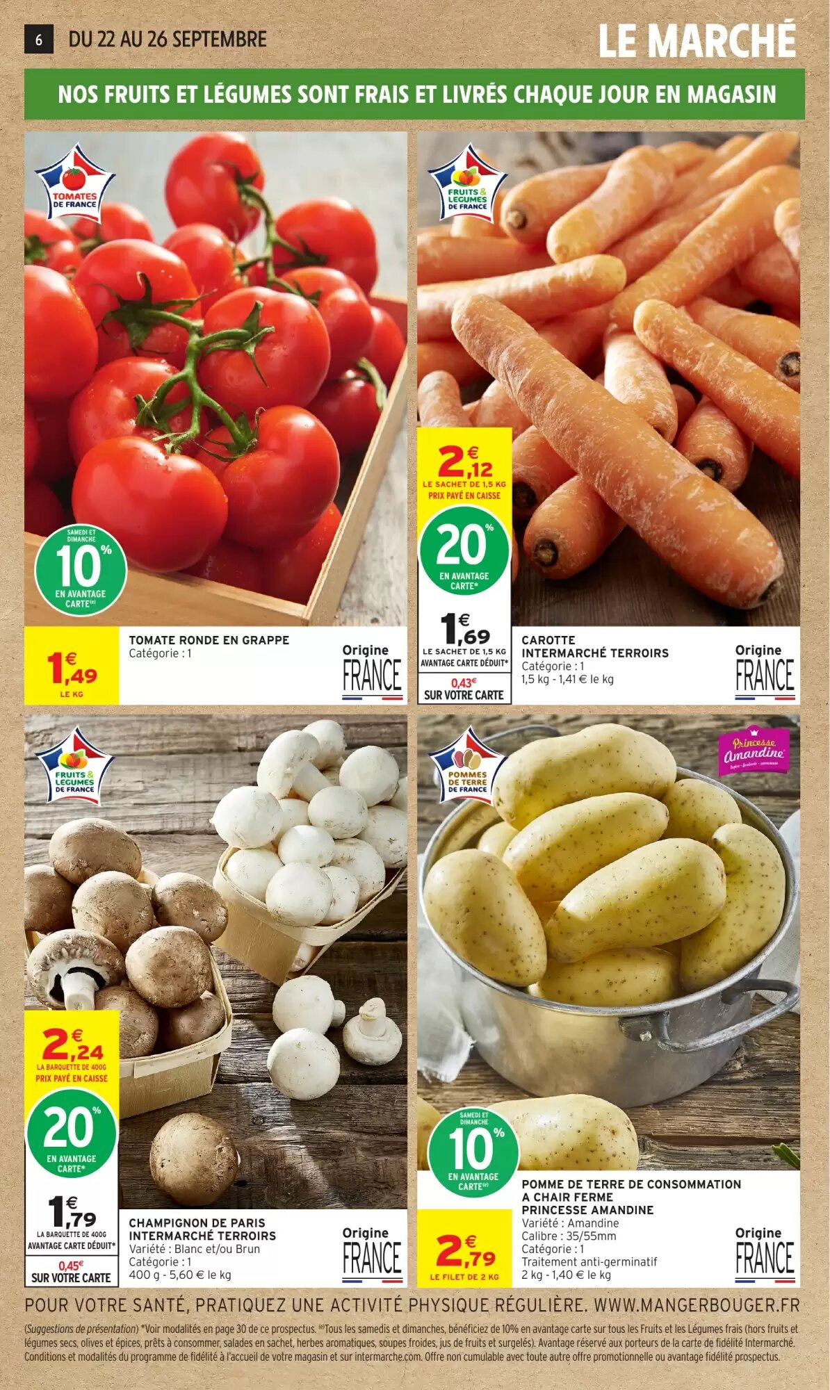 Prospectus promotionnel Intermarché Hyper valable à partir du 22/09/2026 - Page 6.