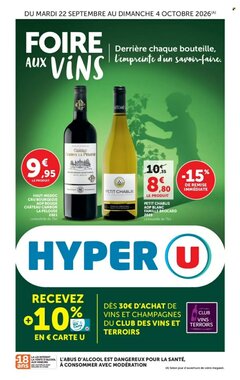 Prospectus promotionnel Hyper U valable à partir du 22/09/2026