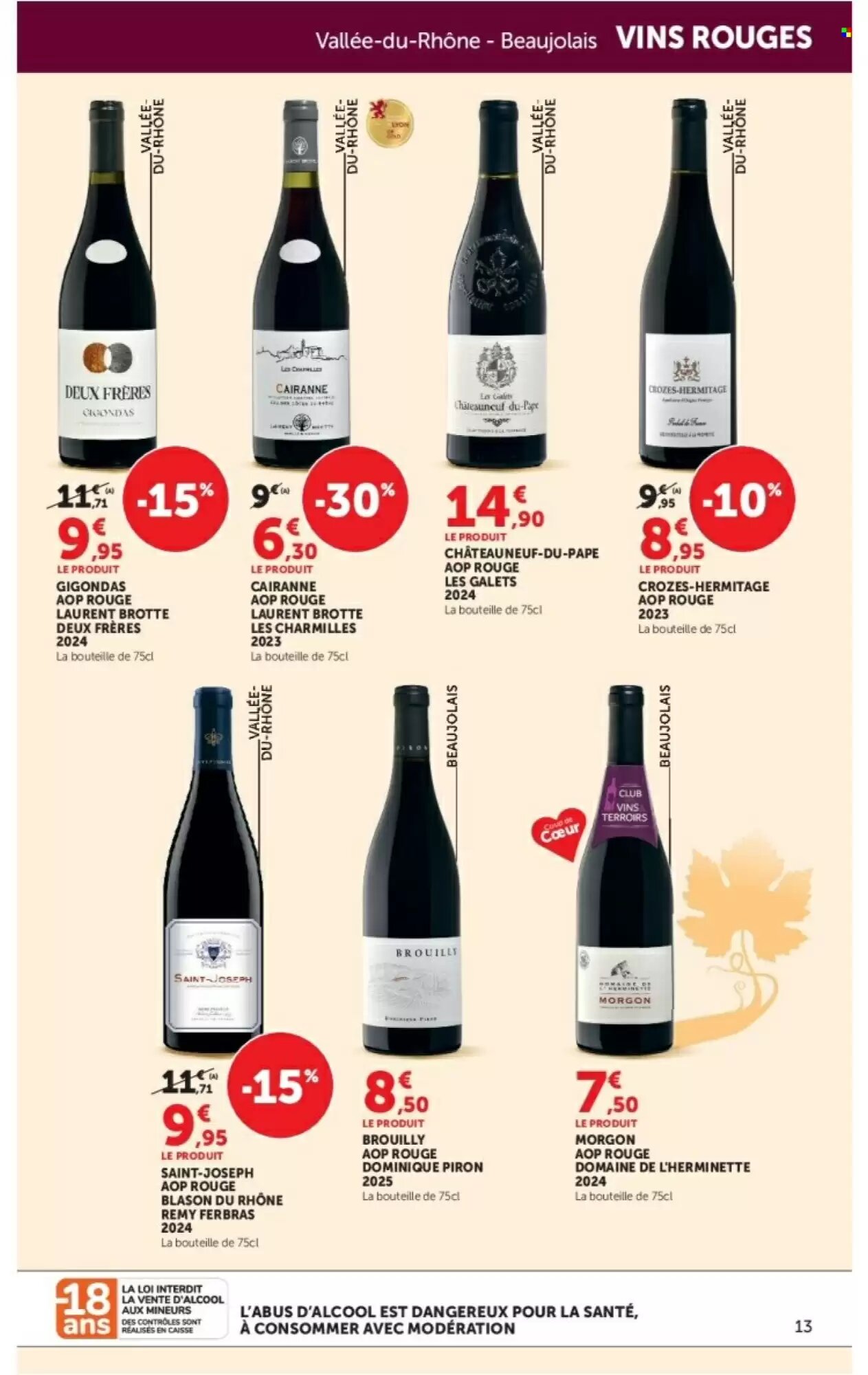 Prospectus promotionnel Super U valable à partir du 22/09/2026 - Page 13.