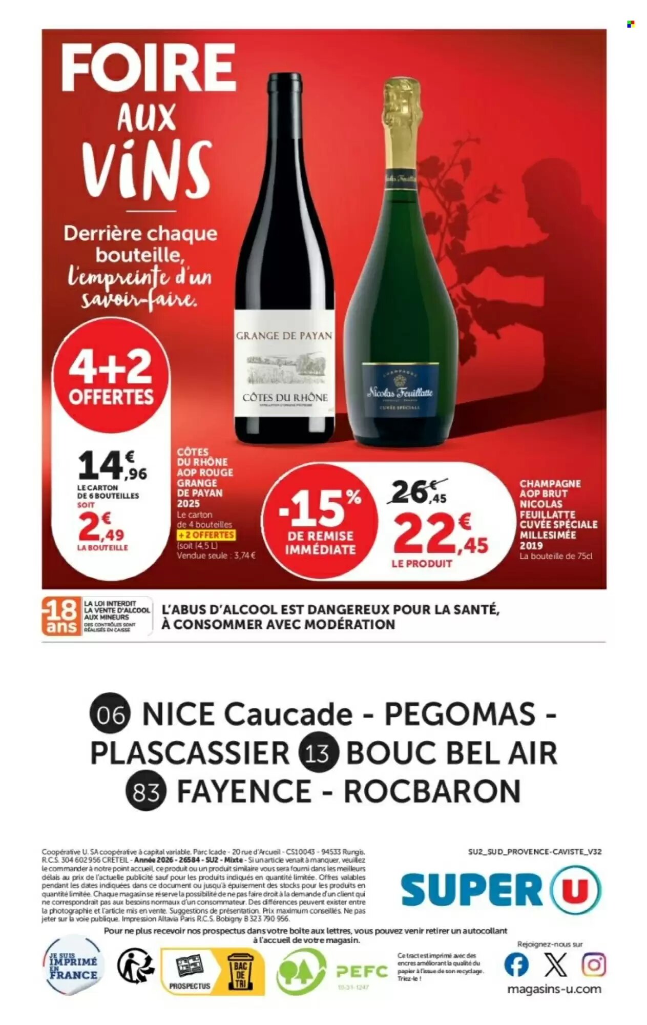Prospectus promotionnel Super U valable à partir du 22/09/2026 - Page 36.