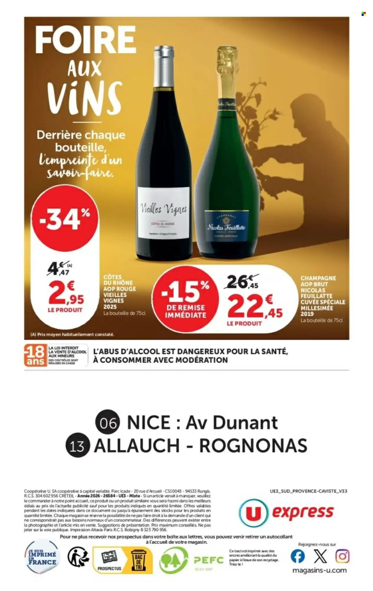 Prospectus promotionnel U Express valable à partir du 22/09/2026 - Page 36.