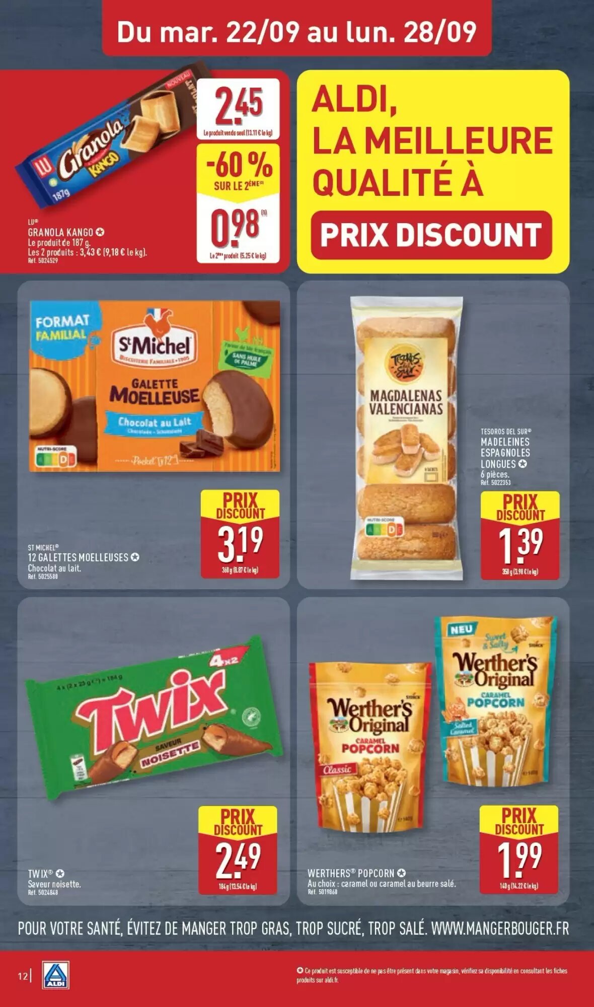 Prospectus promotionnel ALDI valable à partir du 22/09/2026 - Page 14.