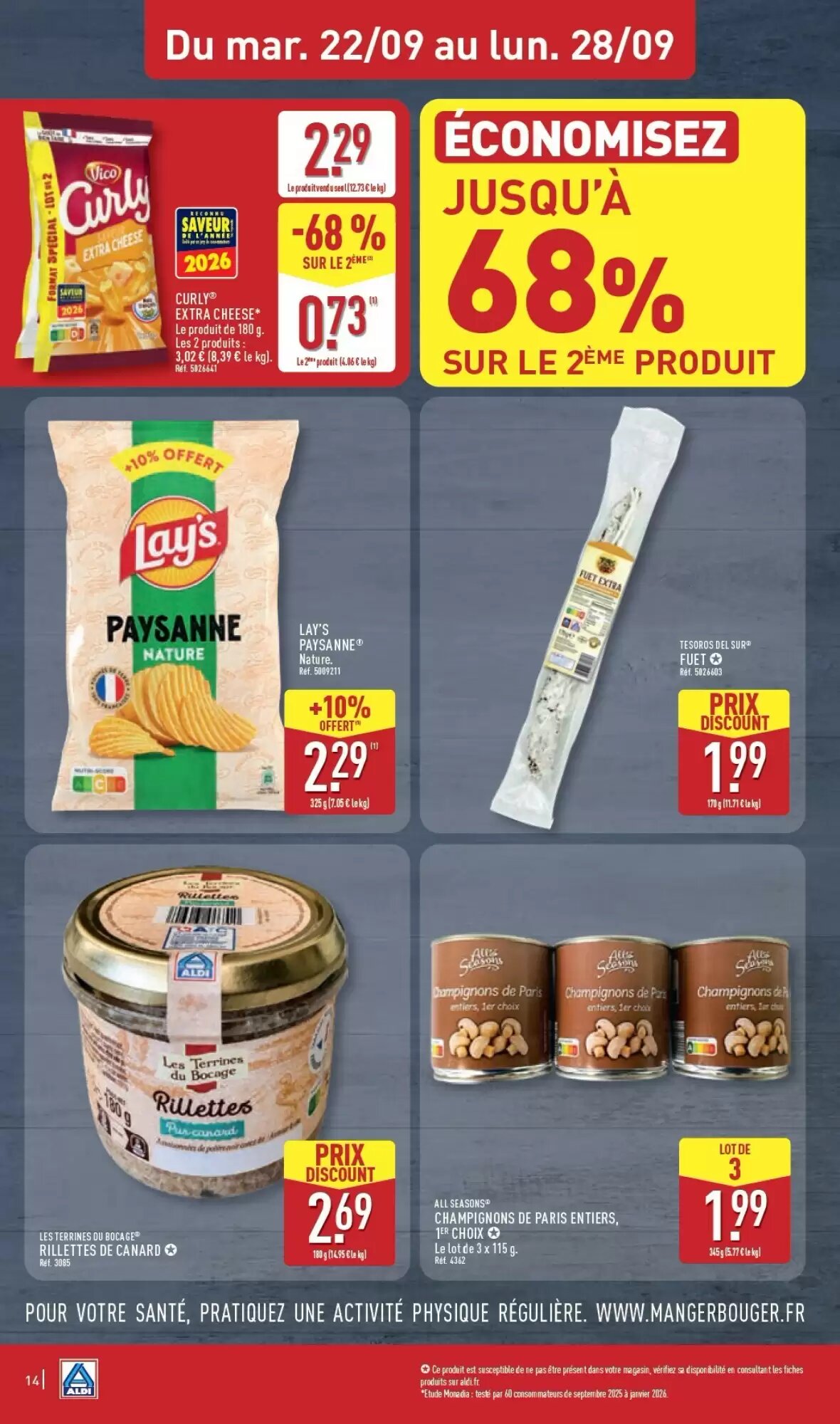 Prospectus promotionnel ALDI valable à partir du 22/09/2026 - Page 16.