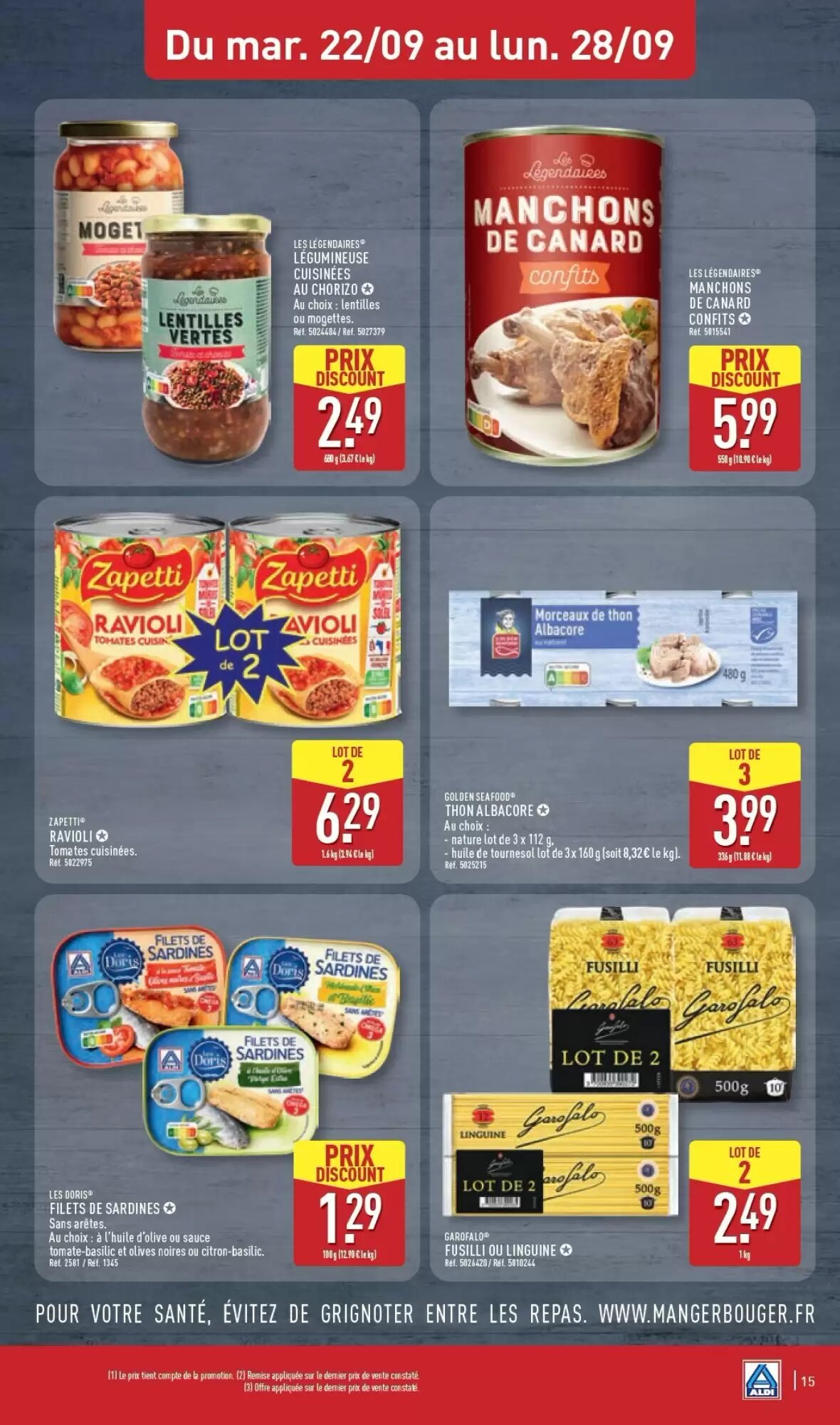 Prospectus promotionnel ALDI valable à partir du 22/09/2026 - Page 17.