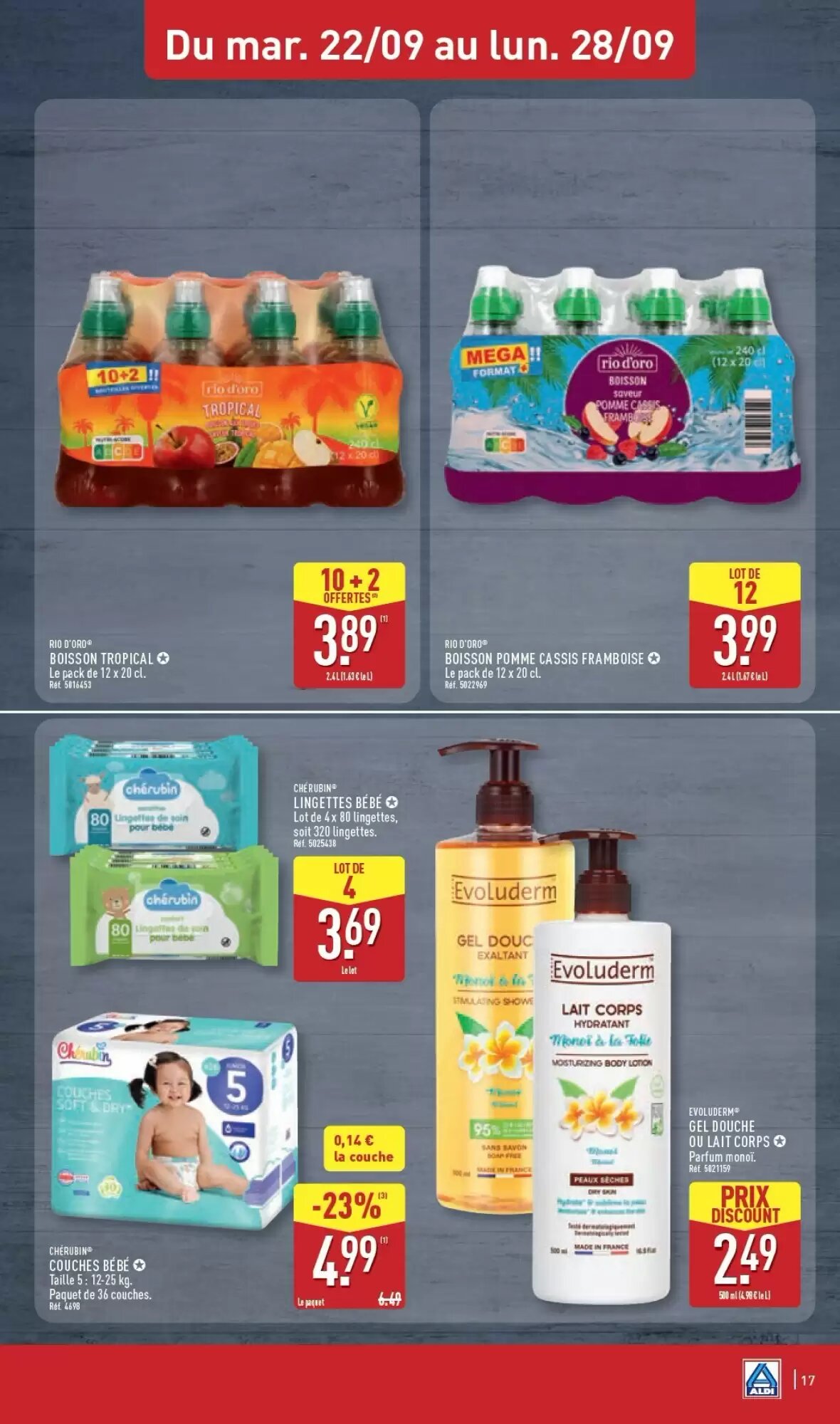 Prospectus promotionnel ALDI valable à partir du 22/09/2026 - Page 19.