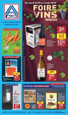Prospectus promotionnel ALDI valable à partir du 22/09/2026