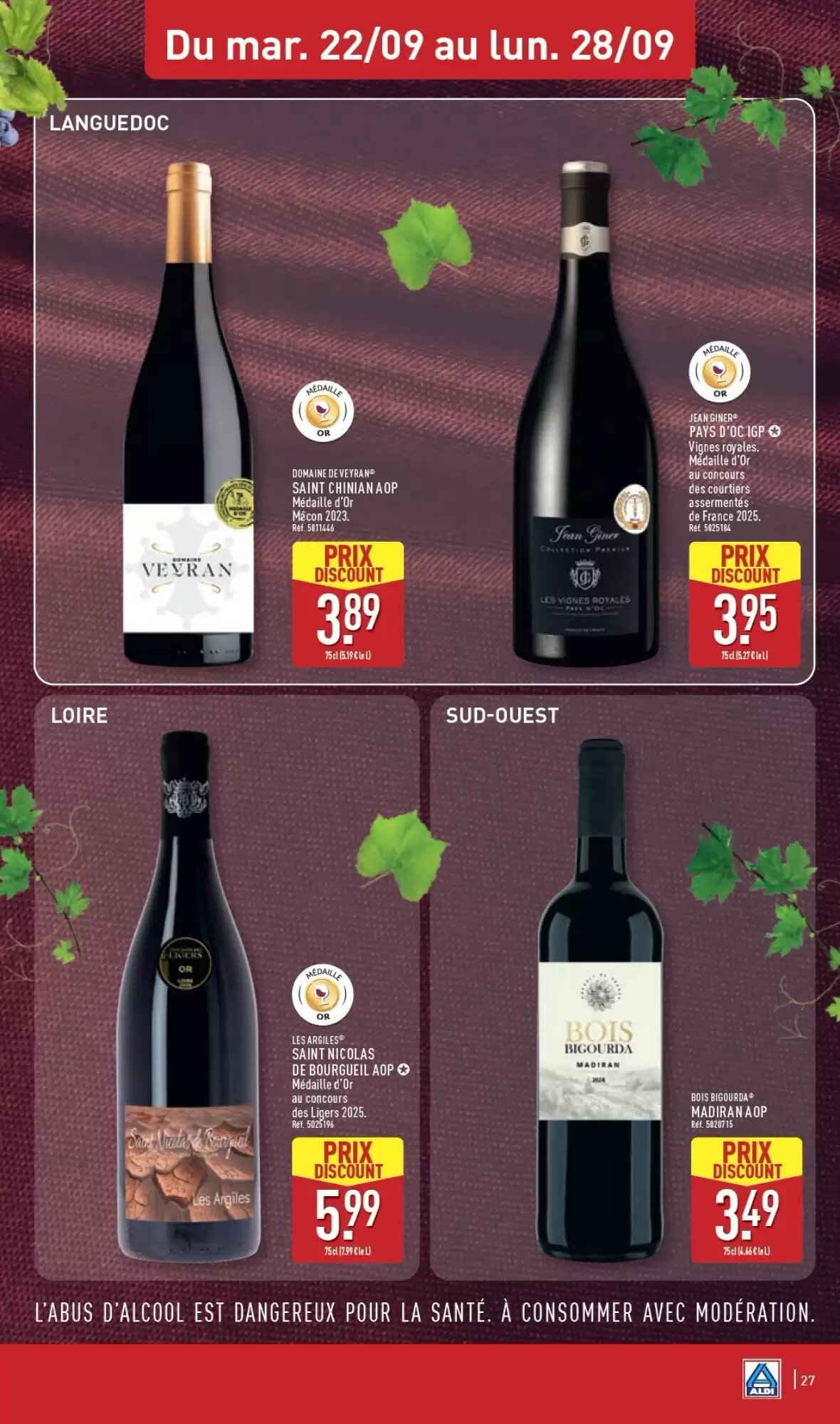 Prospectus promotionnel ALDI valable à partir du 22/09/2026 - Page 29.