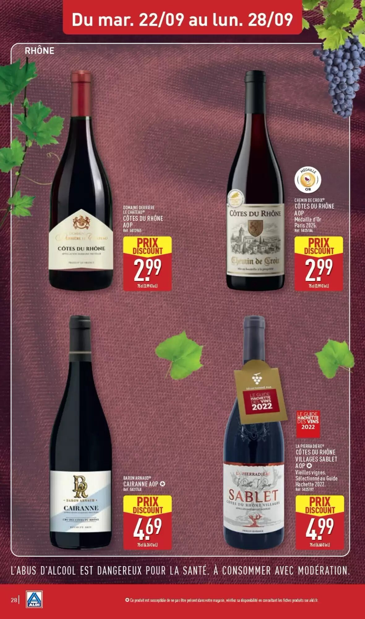 Prospectus promotionnel ALDI valable à partir du 22/09/2026 - Page 30.
