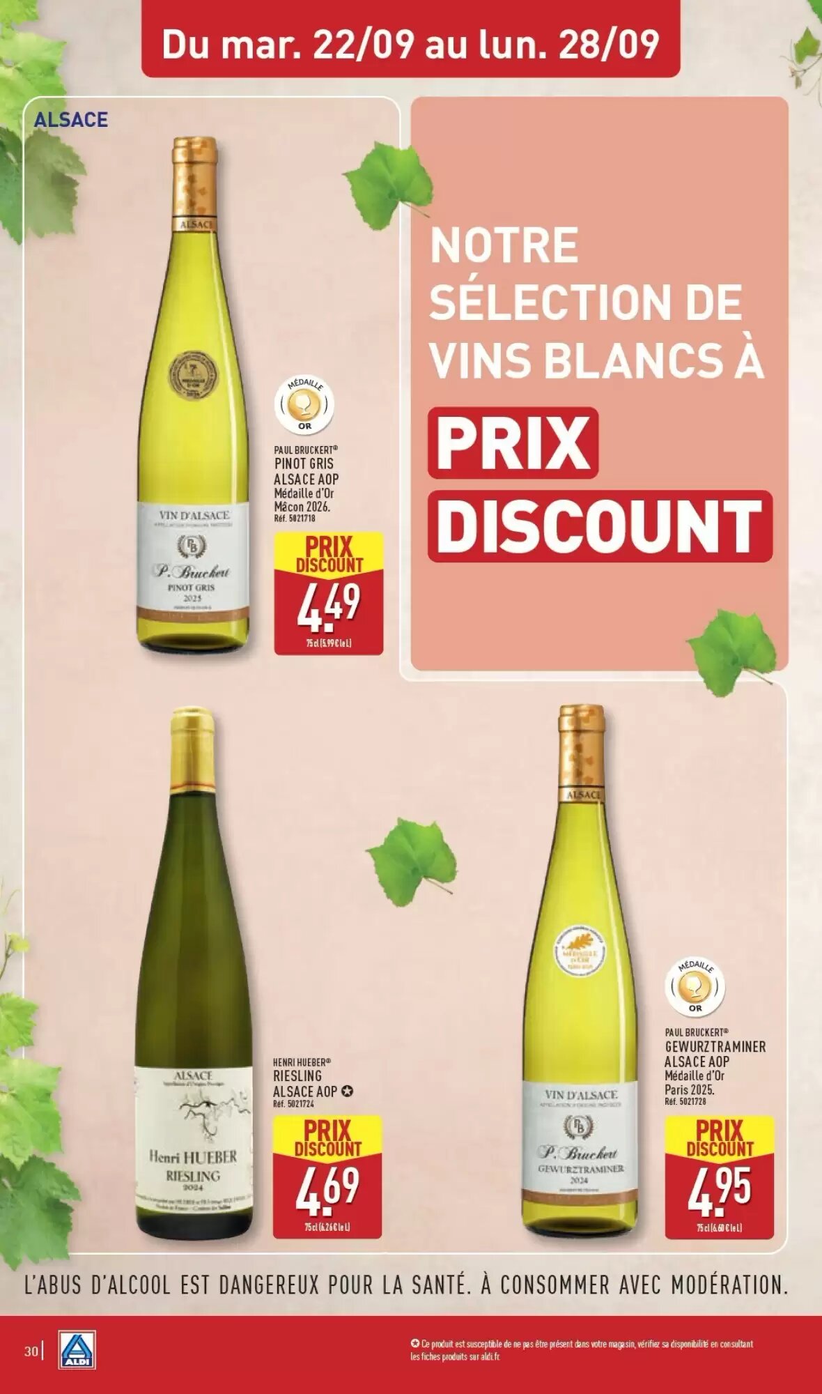 Prospectus promotionnel ALDI valable à partir du 22/09/2026 - Page 32.