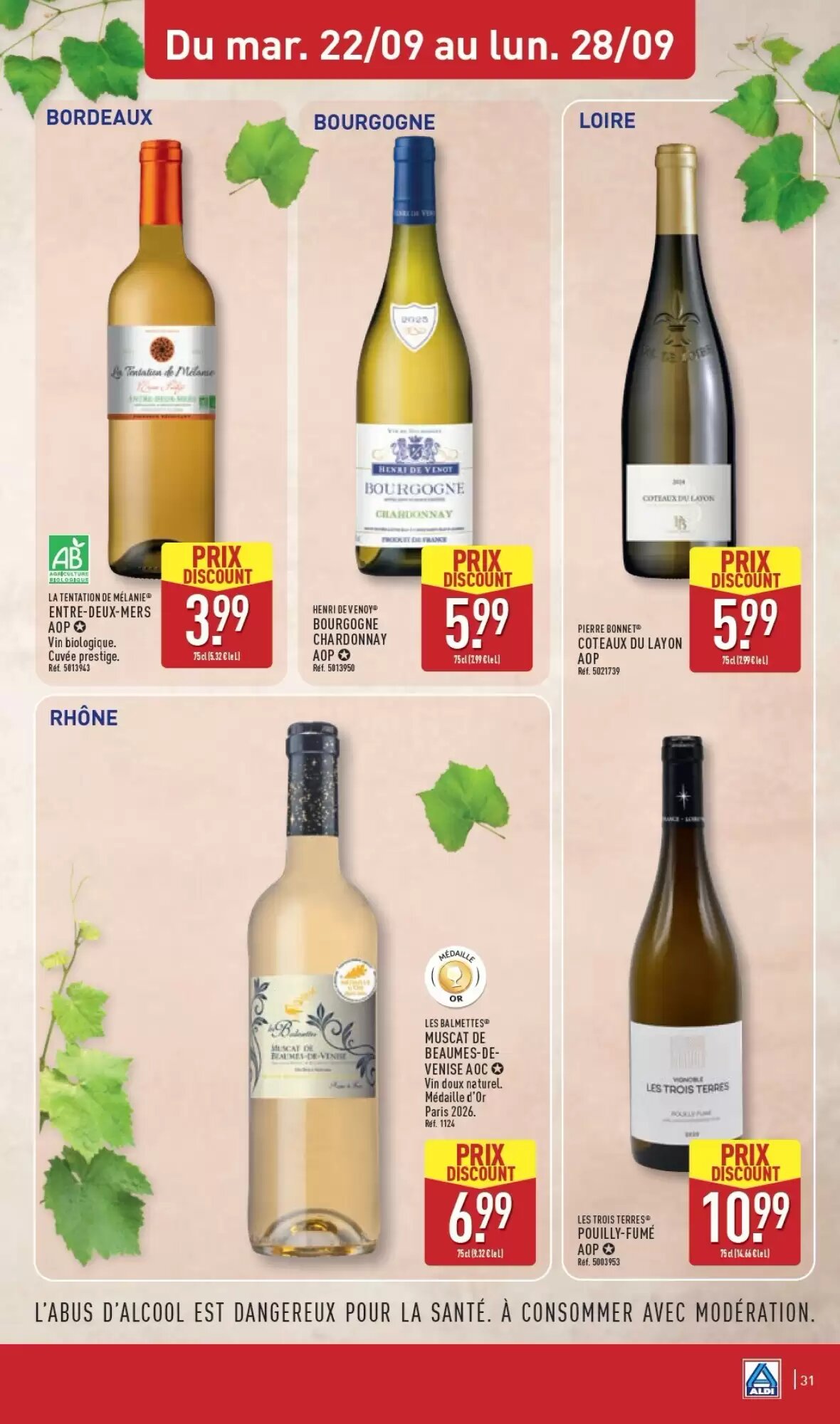 Prospectus promotionnel ALDI valable à partir du 22/09/2026 - Page 33.