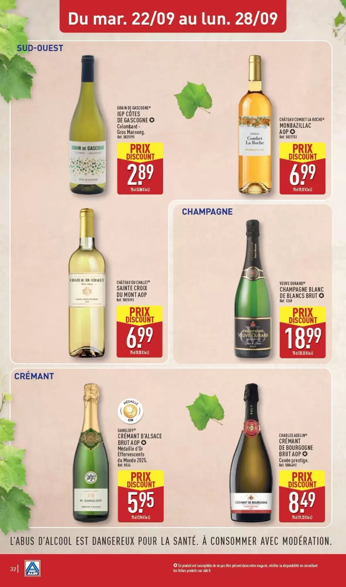 Prospectus promotionnel ALDI valable à partir du 22/09/2026 - Page 34.