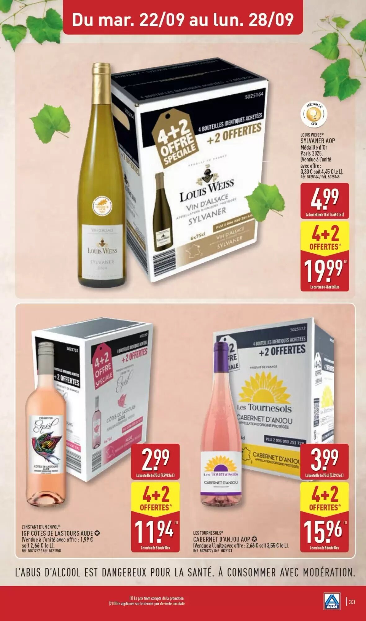 Prospectus promotionnel ALDI valable à partir du 22/09/2026 - Page 35.