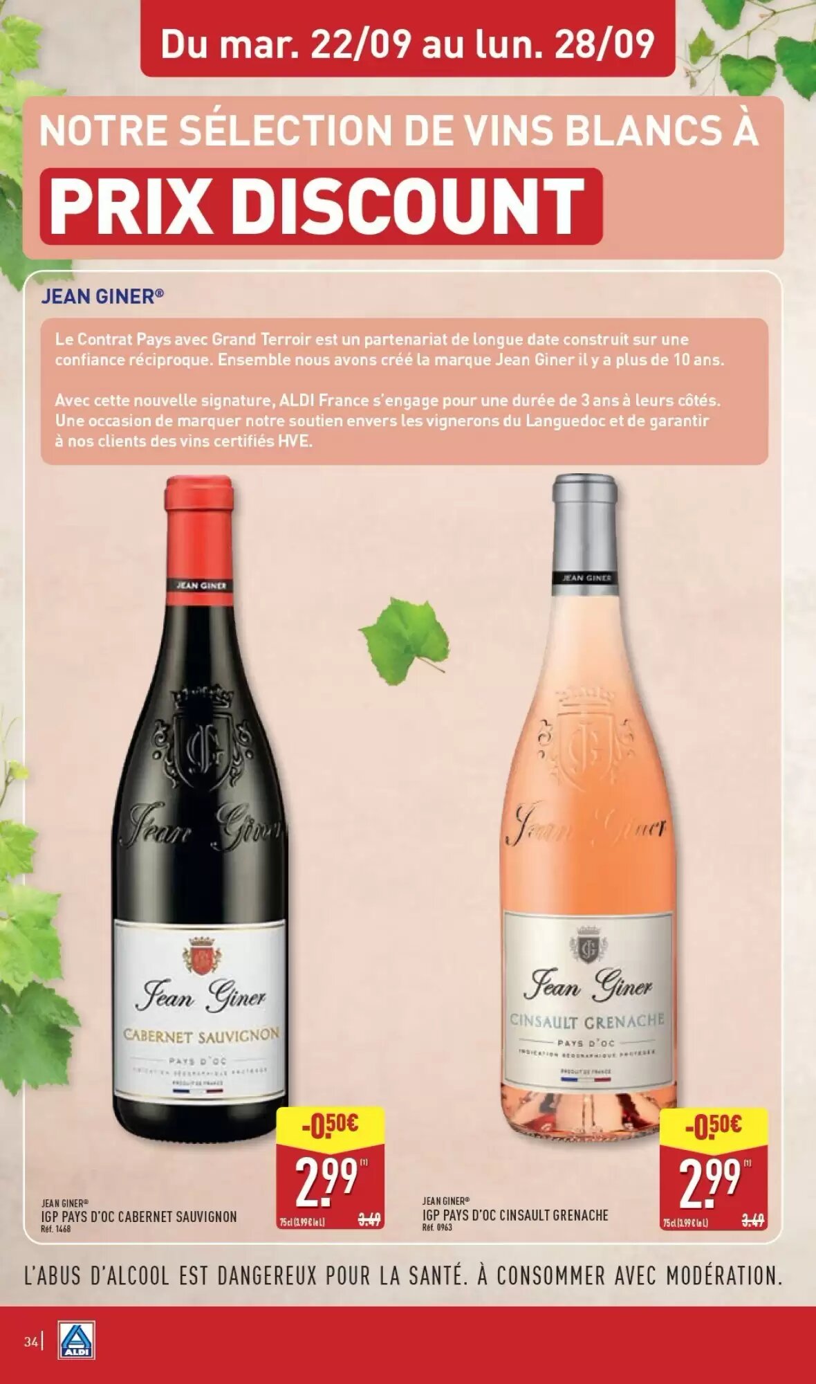Prospectus promotionnel ALDI valable à partir du 22/09/2026 - Page 36.