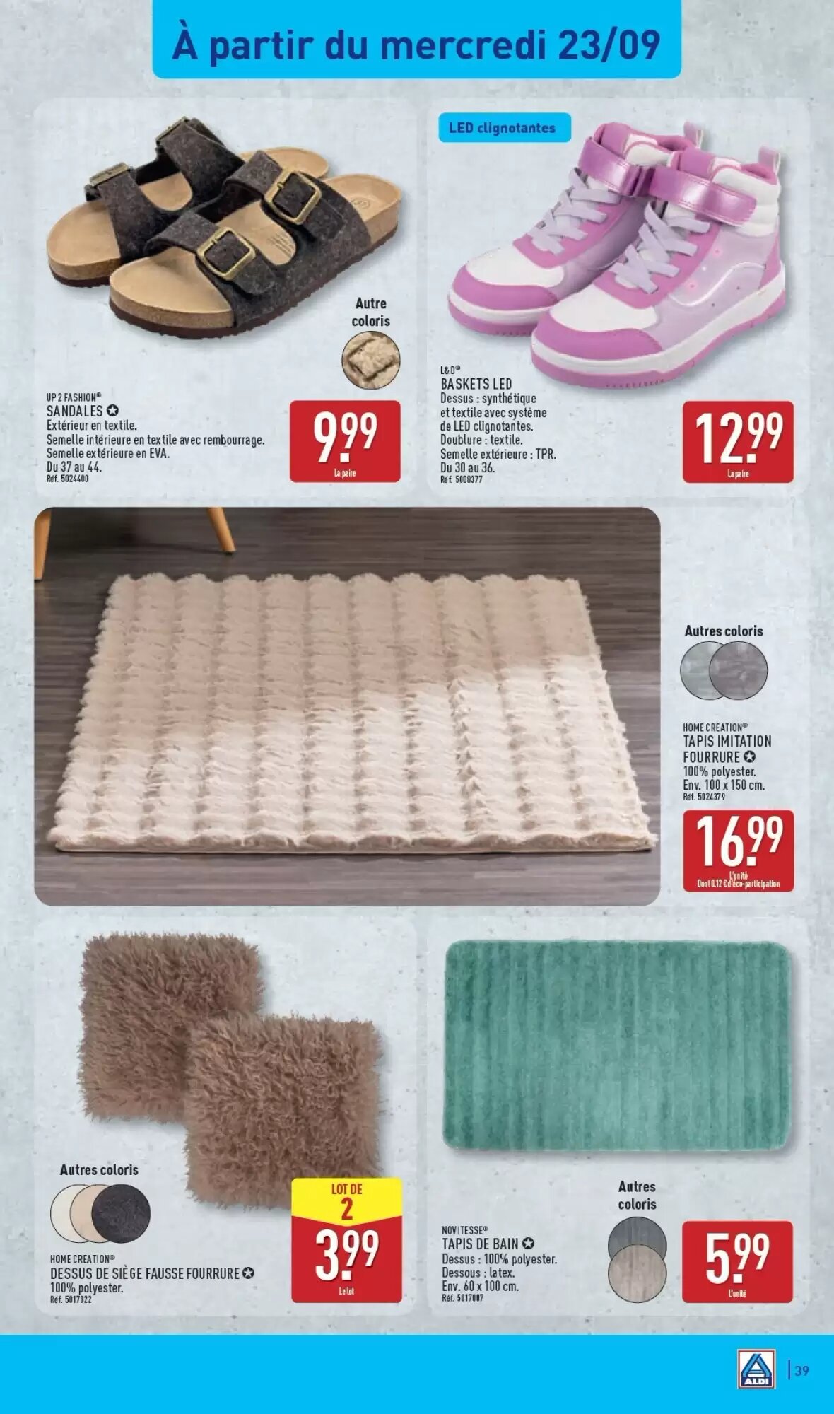Prospectus promotionnel ALDI valable à partir du 22/09/2026 - Page 41.
