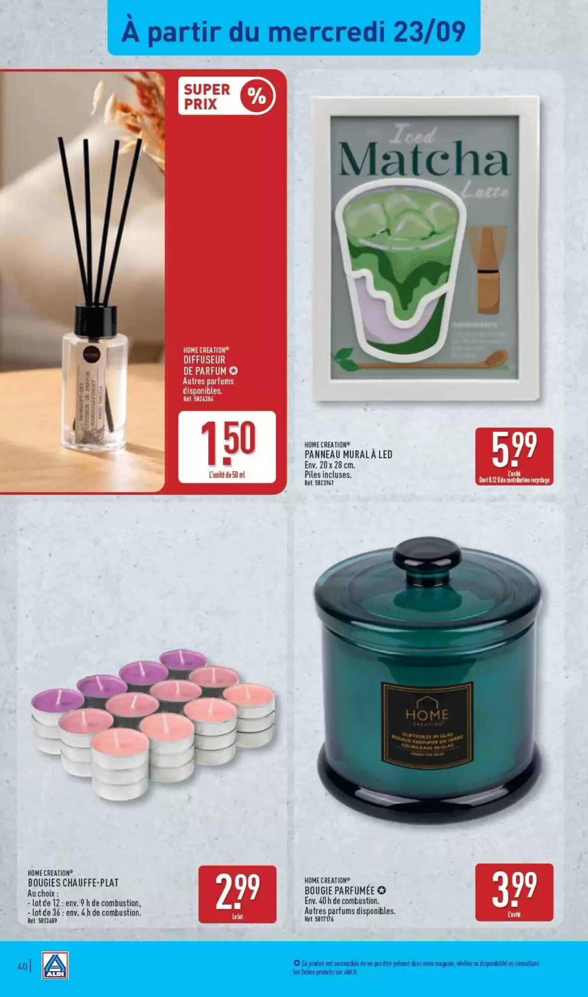 Prospectus promotionnel ALDI valable à partir du 22/09/2026 - Page 42.