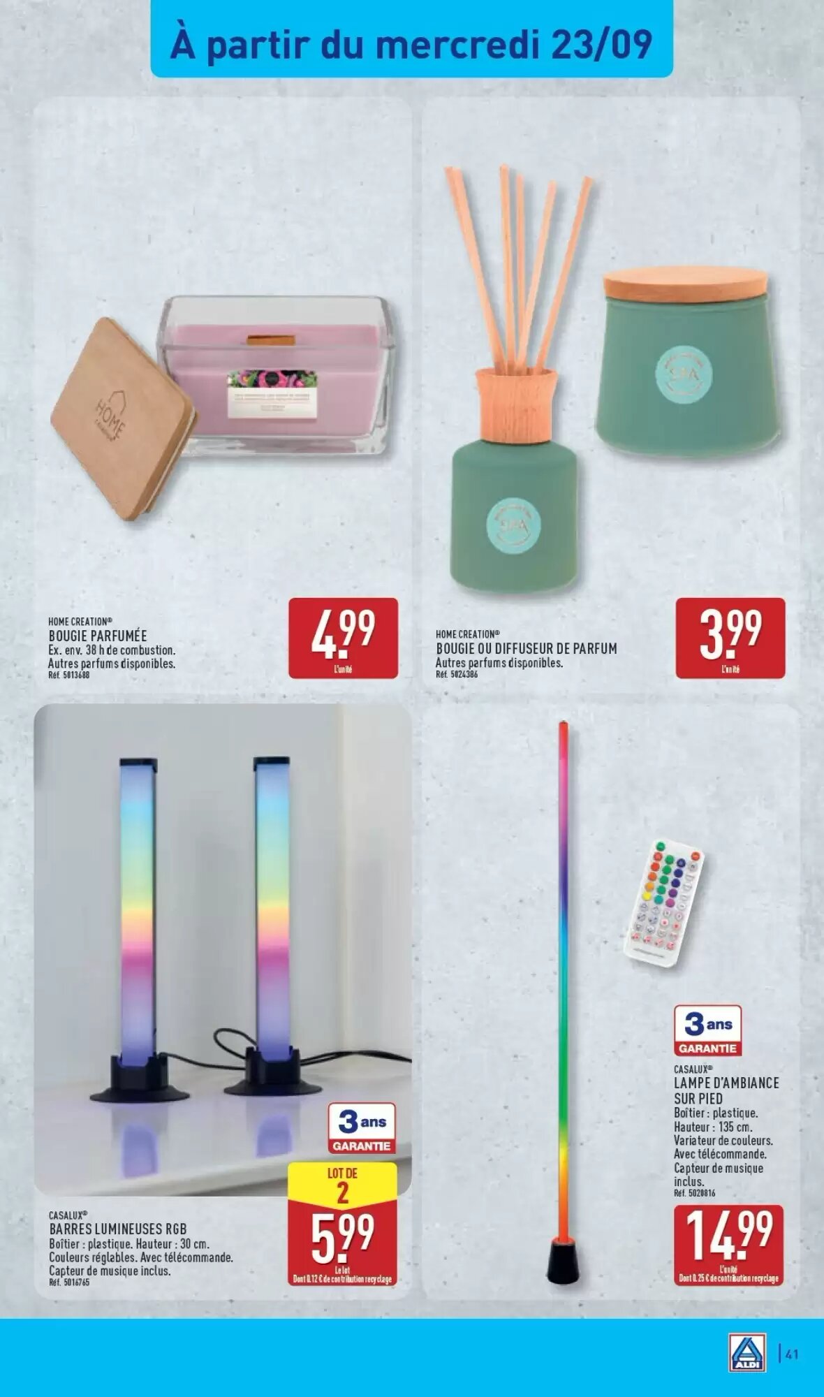 Prospectus promotionnel ALDI valable à partir du 22/09/2026 - Page 43.