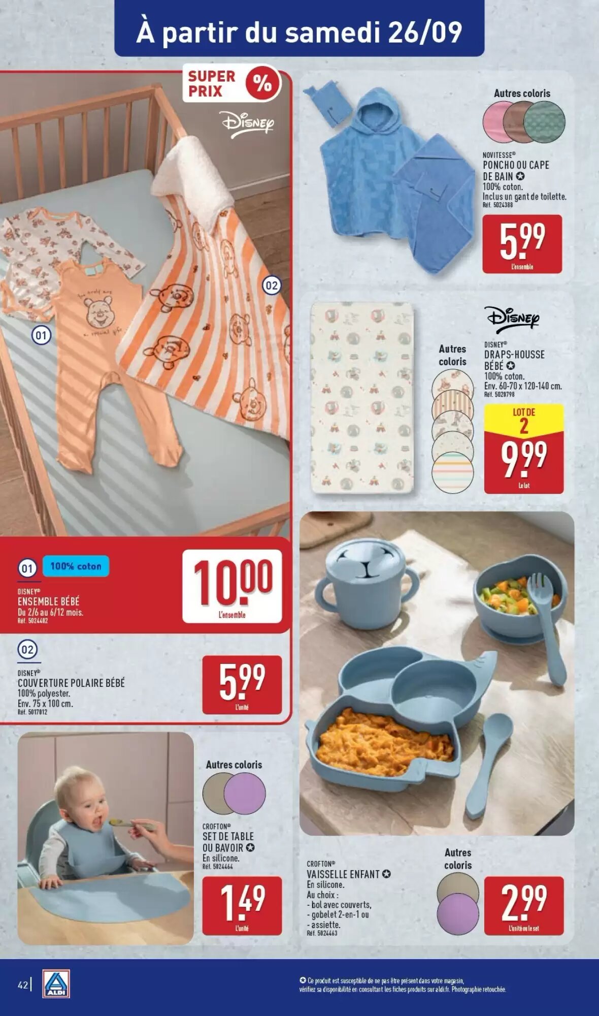 Prospectus promotionnel ALDI valable à partir du 22/09/2026 - Page 44.