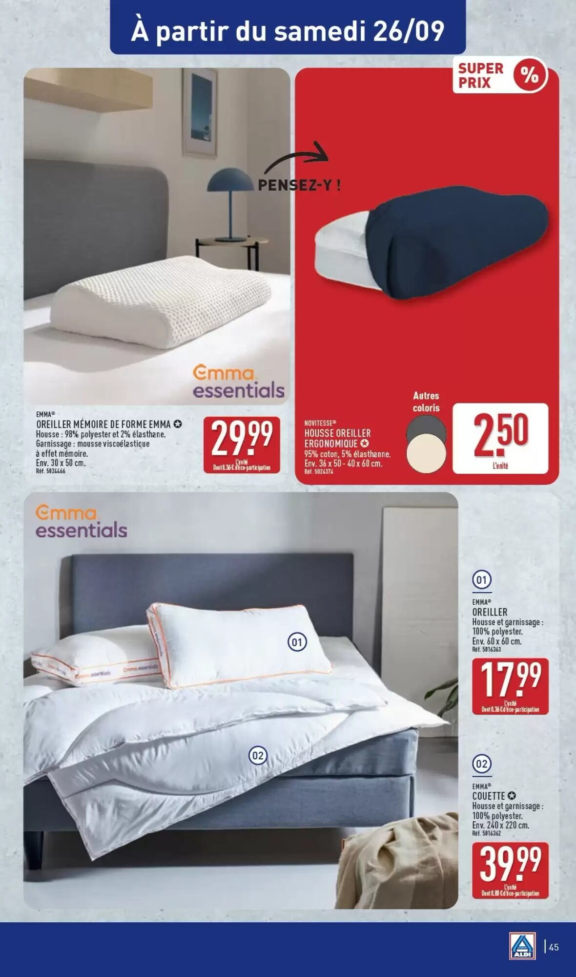 Prospectus promotionnel ALDI valable à partir du 22/09/2026 - Page 47.