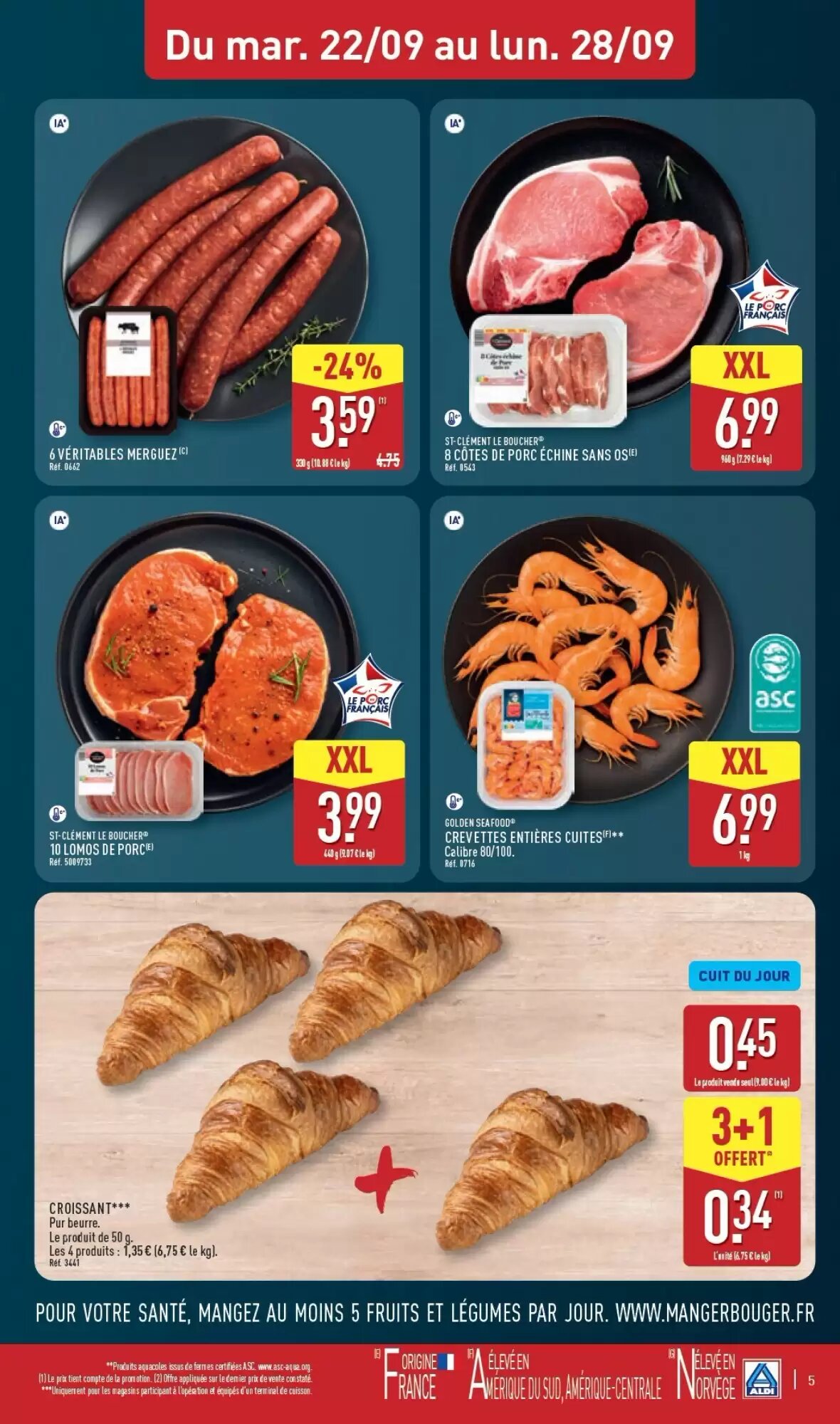 Prospectus promotionnel ALDI valable à partir du 22/09/2026 - Page 7.