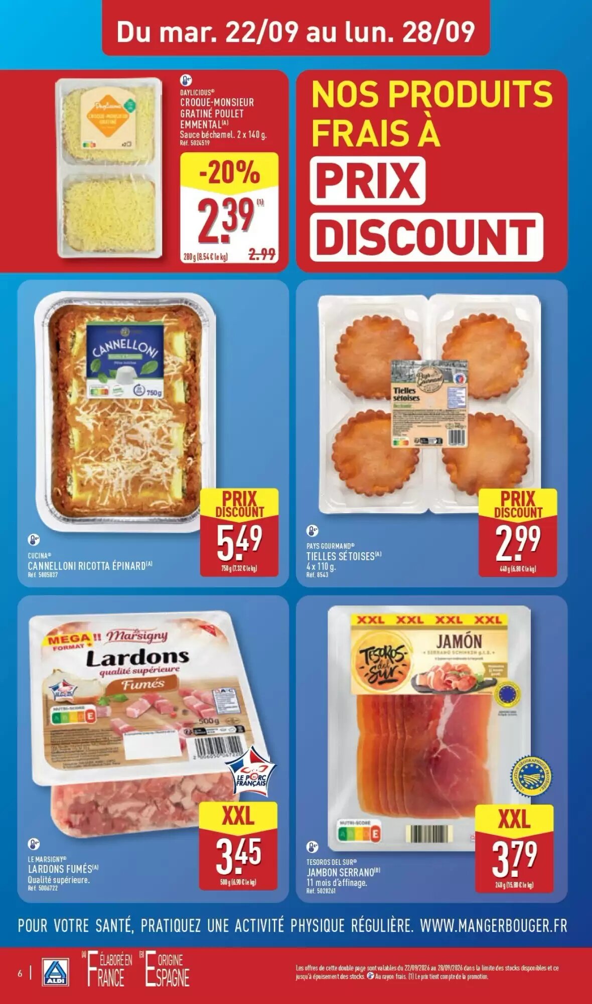 Prospectus promotionnel ALDI valable à partir du 22/09/2026 - Page 8.