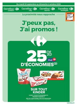 Prospectus promotionnel Carrefour valable à partir du 22/09/2026