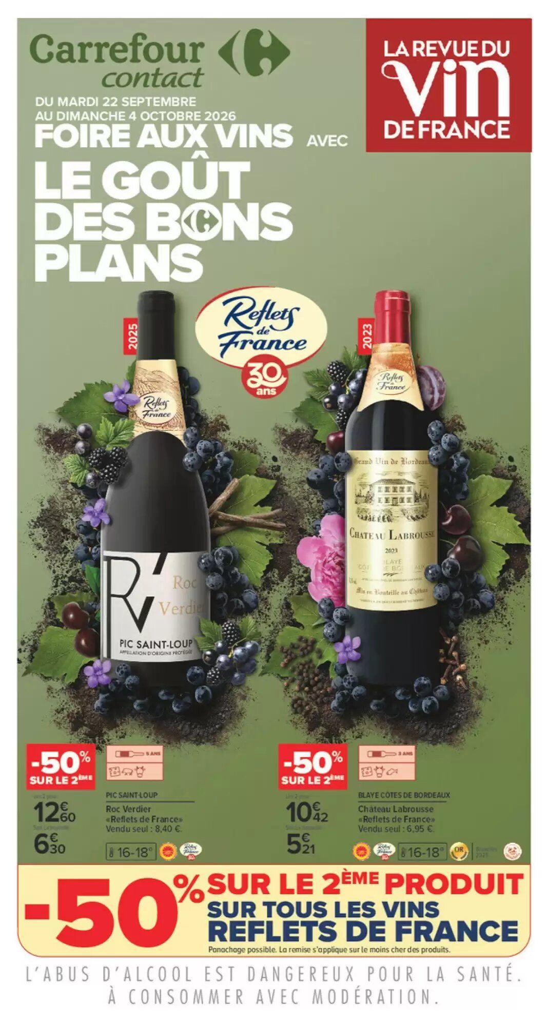 Prospectus promotionnel Carrefour valable à partir du 22/09/2026 - Page 1.
