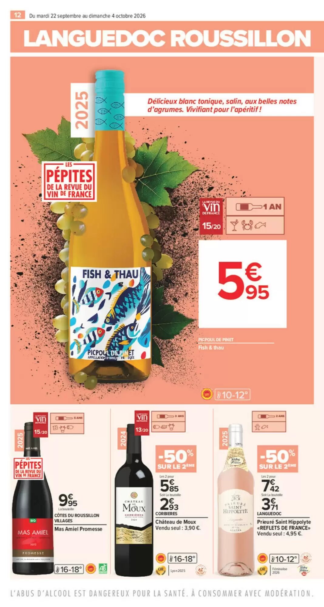 Prospectus promotionnel Carrefour valable à partir du 22/09/2026 - Page 12.