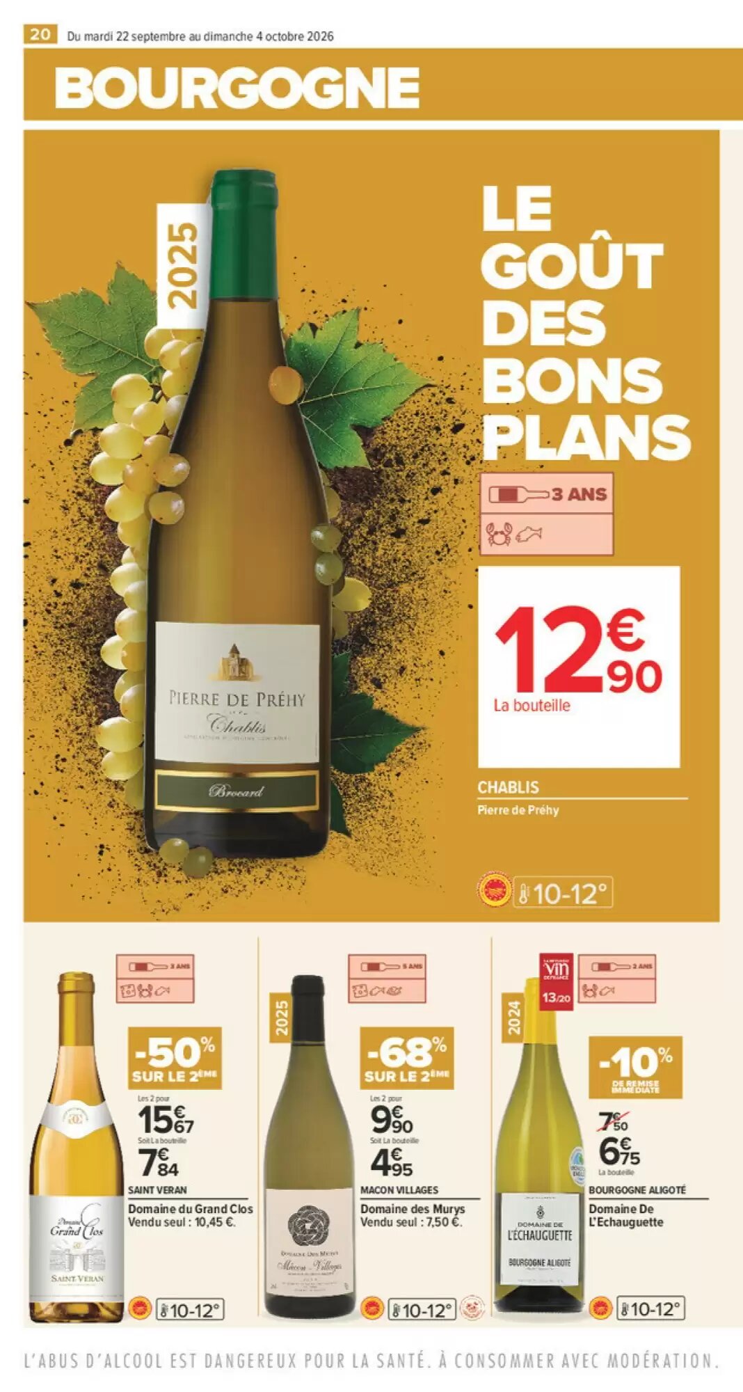 Prospectus promotionnel Carrefour valable à partir du 22/09/2026 - Page 20.