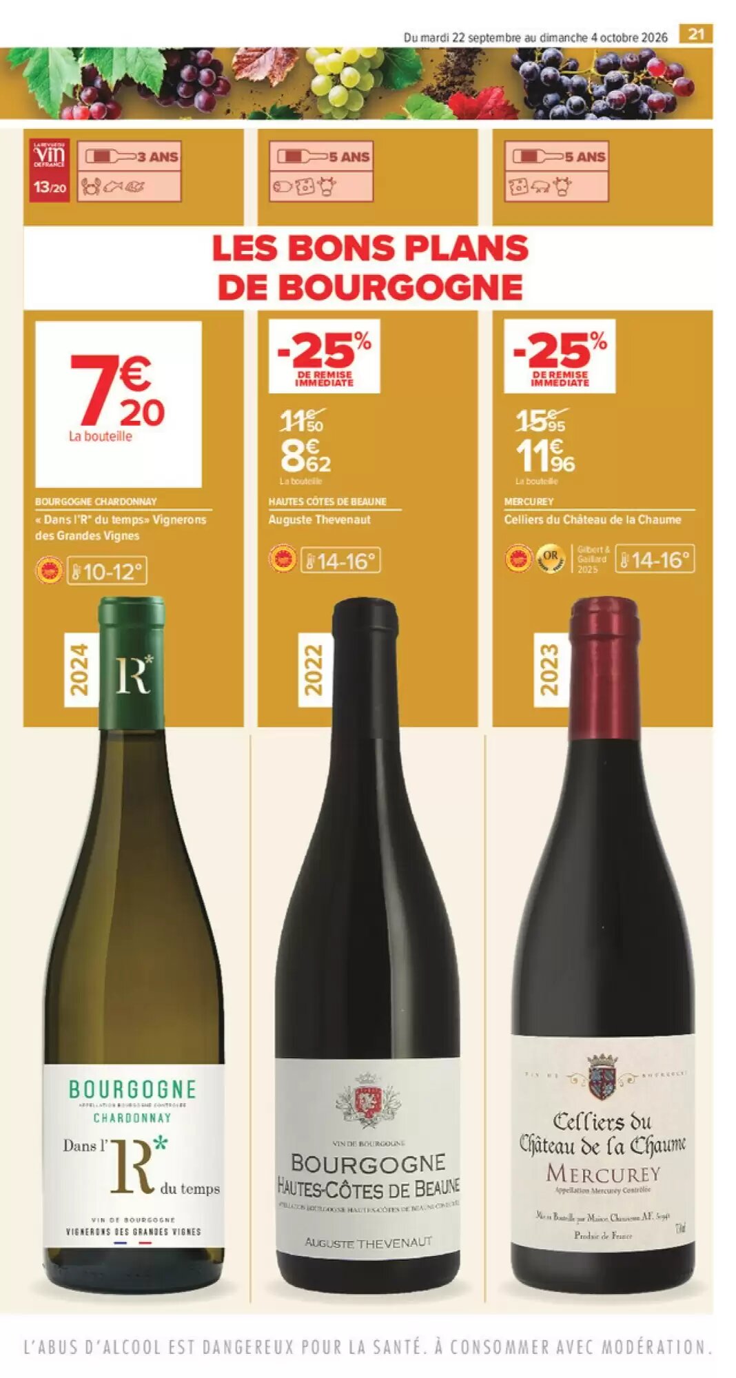 Prospectus promotionnel Carrefour valable à partir du 22/09/2026 - Page 21.