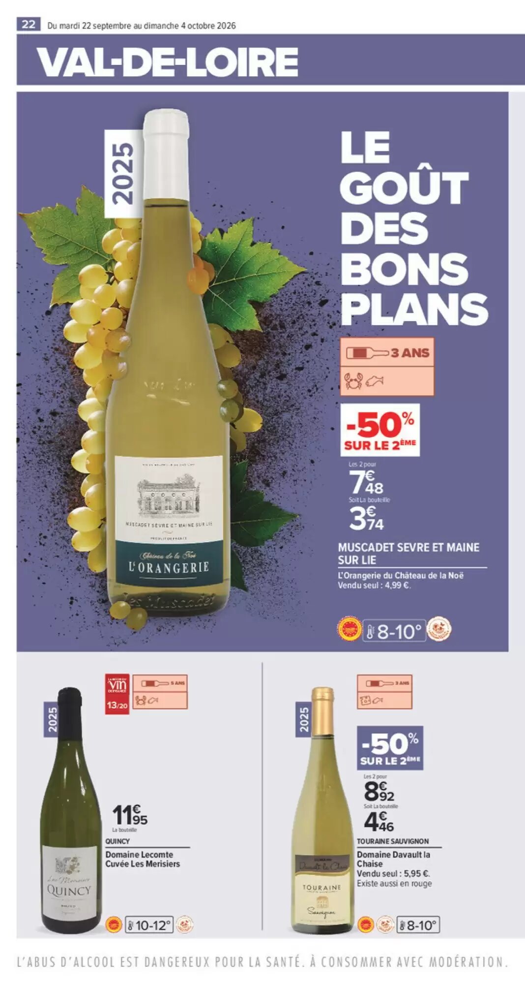 Prospectus promotionnel Carrefour valable à partir du 22/09/2026 - Page 22.