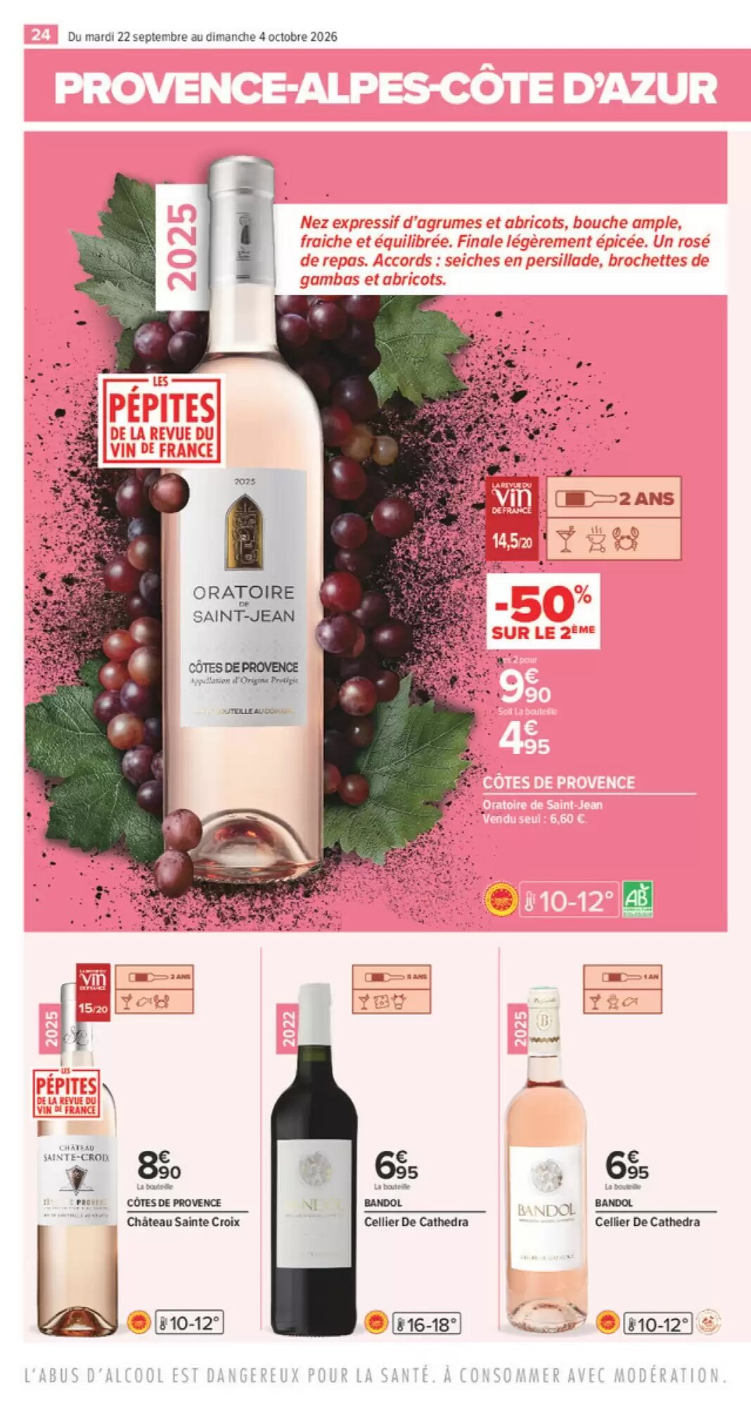 Prospectus promotionnel Carrefour valable à partir du 22/09/2026 - Page 24.