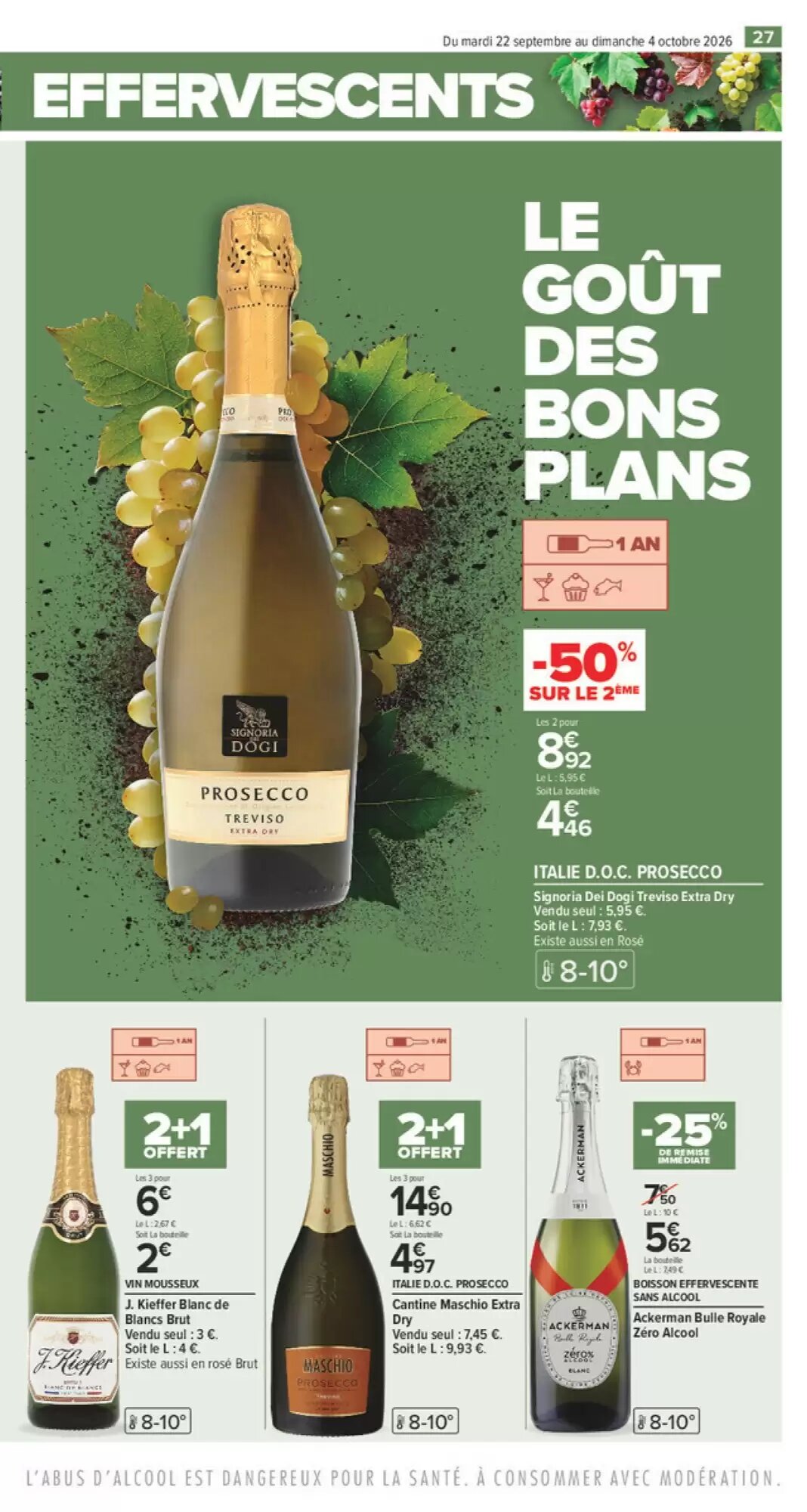 Prospectus promotionnel Carrefour valable à partir du 22/09/2026 - Page 27.