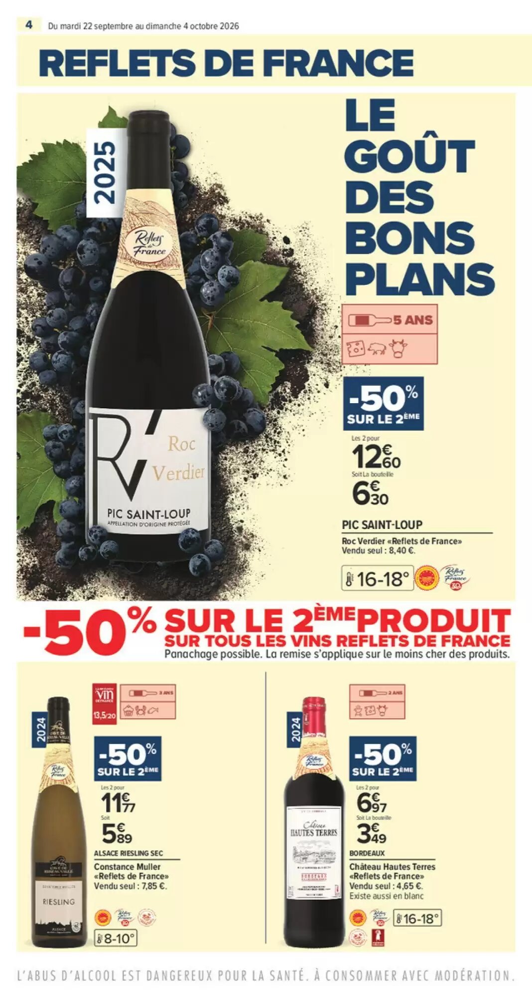Prospectus promotionnel Carrefour valable à partir du 22/09/2026 - Page 4.