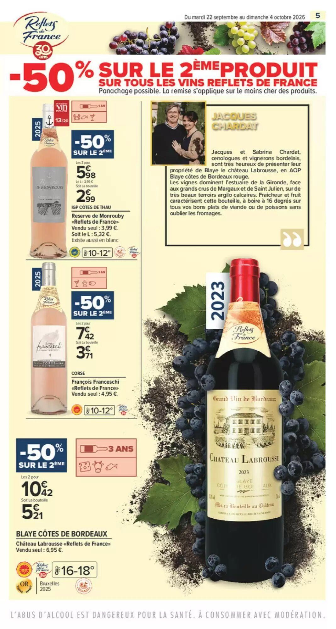 Prospectus promotionnel Carrefour valable à partir du 22/09/2026 - Page 5.