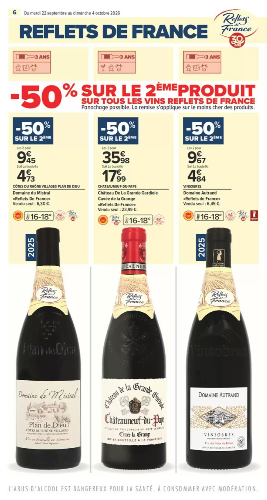 Prospectus promotionnel Carrefour valable à partir du 22/09/2026 - Page 6.