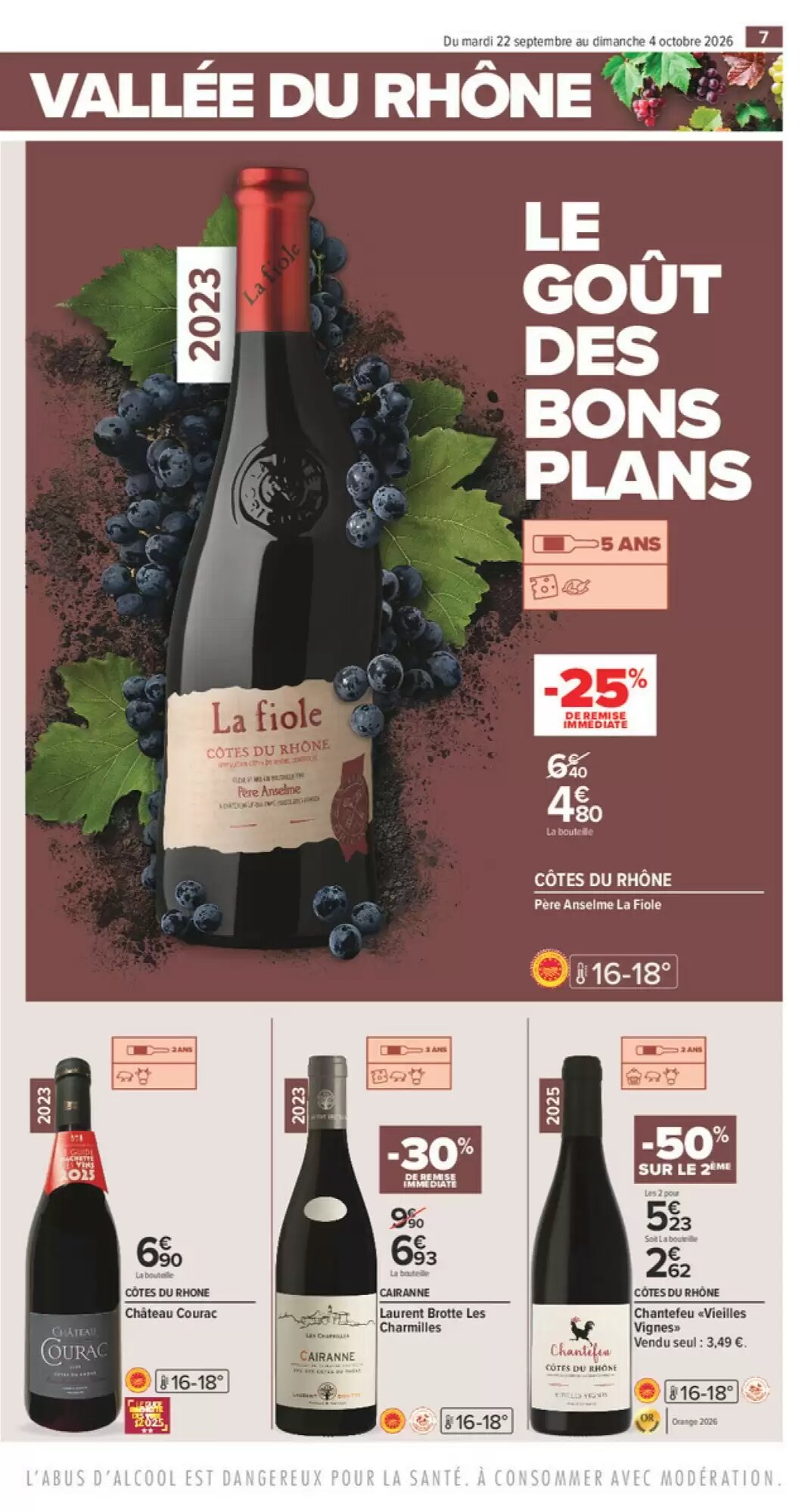 Prospectus promotionnel Carrefour valable à partir du 22/09/2026 - Page 7.