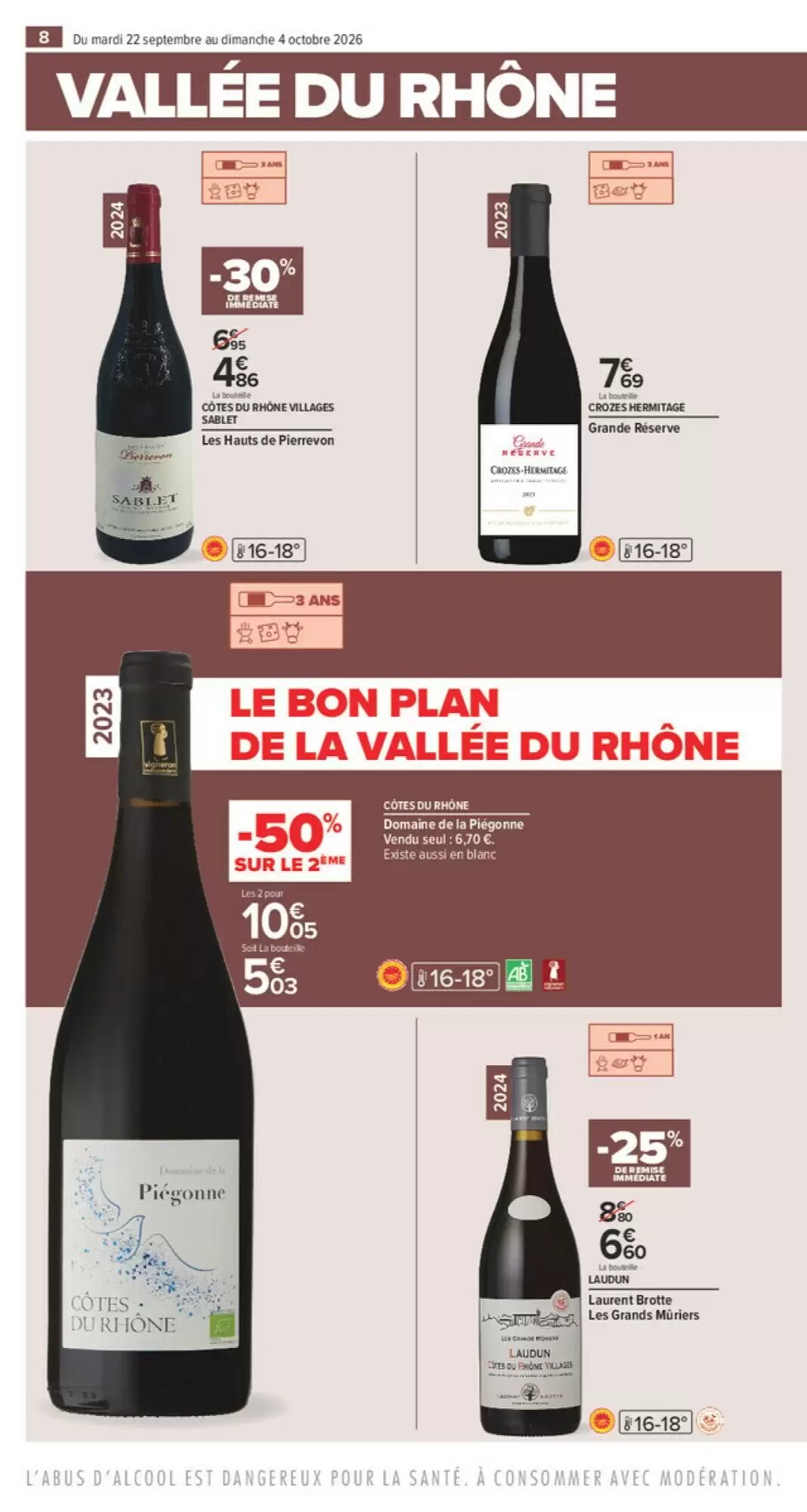Prospectus promotionnel Carrefour valable à partir du 22/09/2026 - Page 8.
