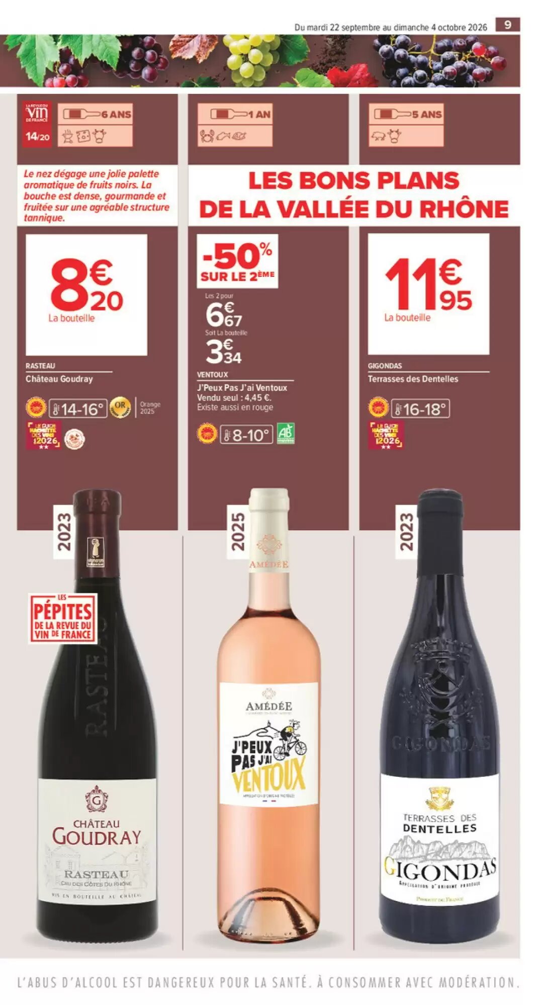 Prospectus promotionnel Carrefour valable à partir du 22/09/2026 - Page 9.