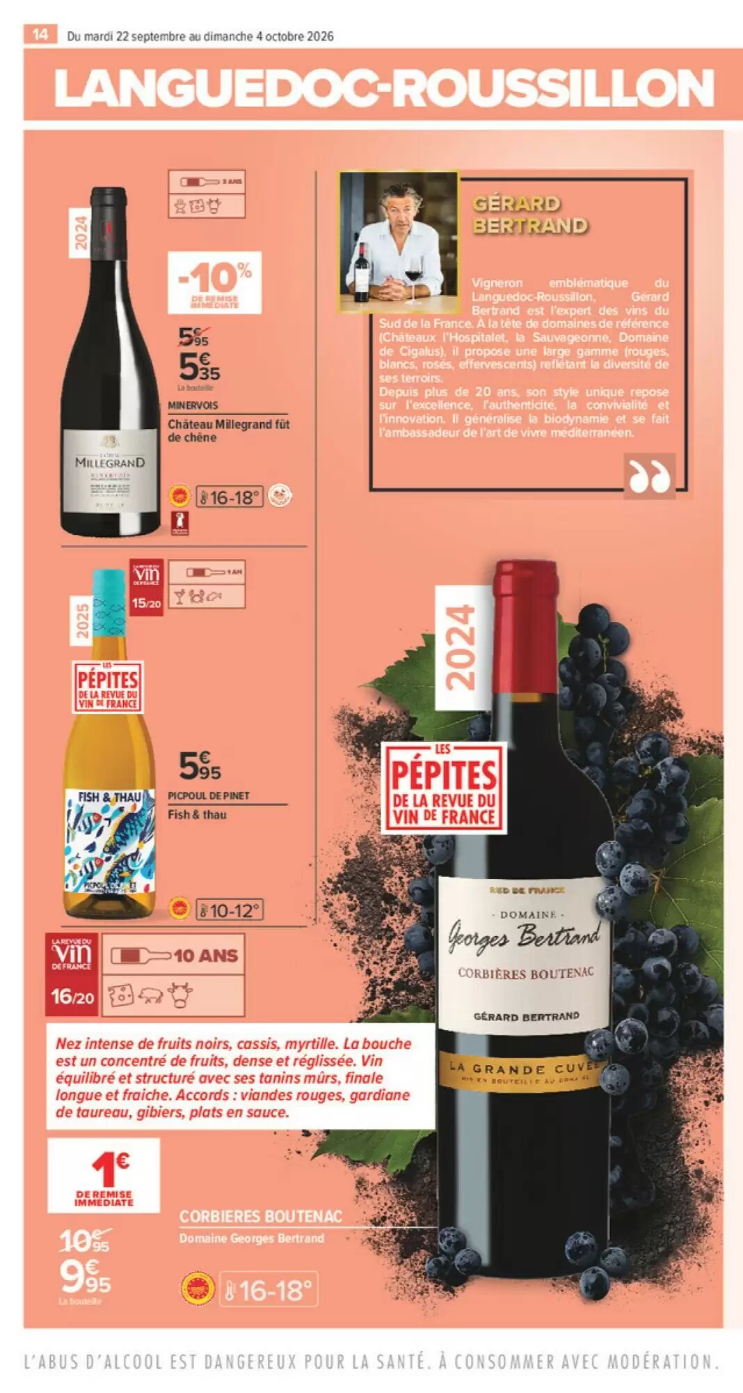 Prospectus promotionnel Carrefour valable à partir du 22/09/2026 - Page 14.