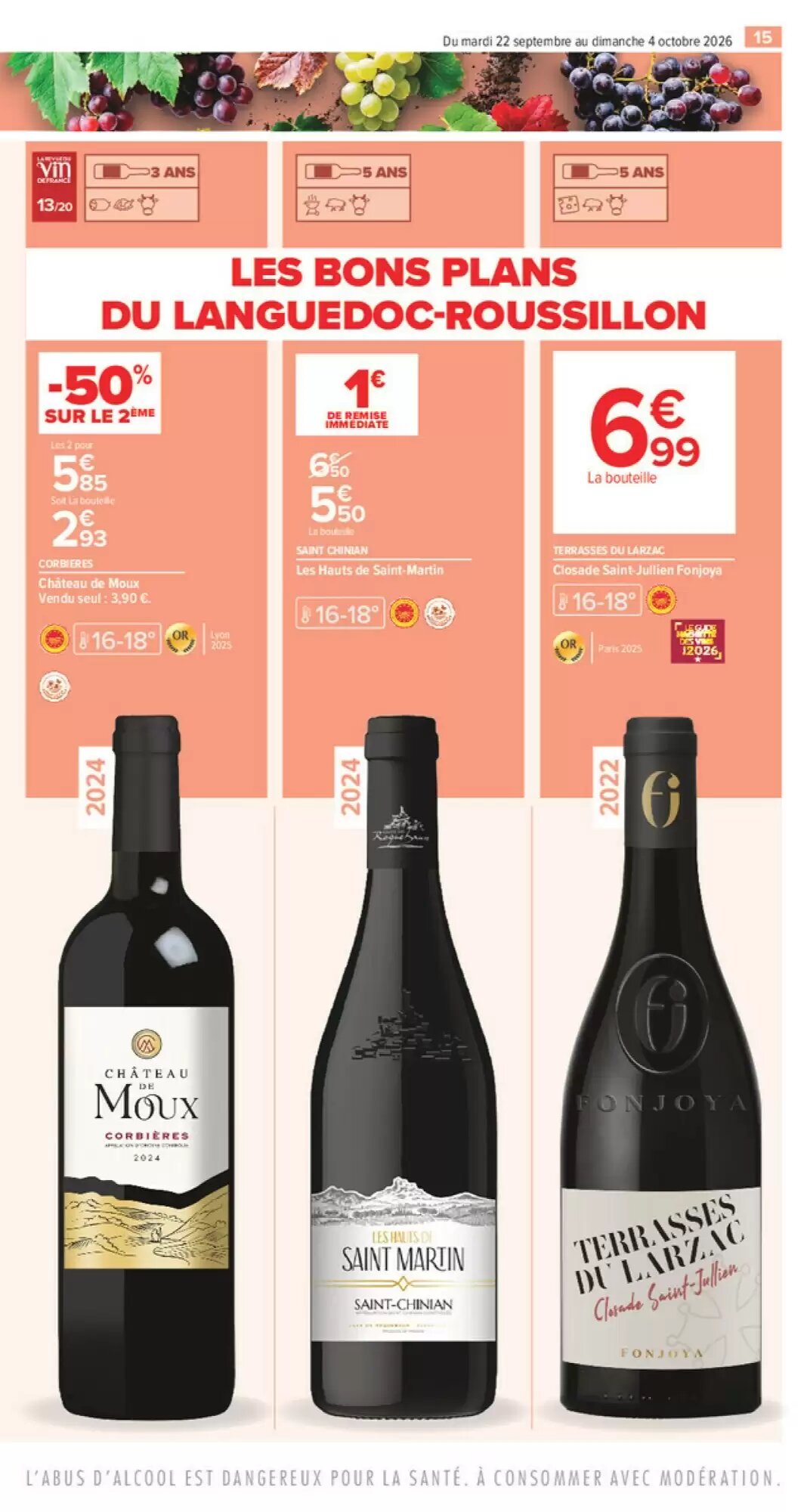 Prospectus promotionnel Carrefour valable à partir du 22/09/2026 - Page 15.