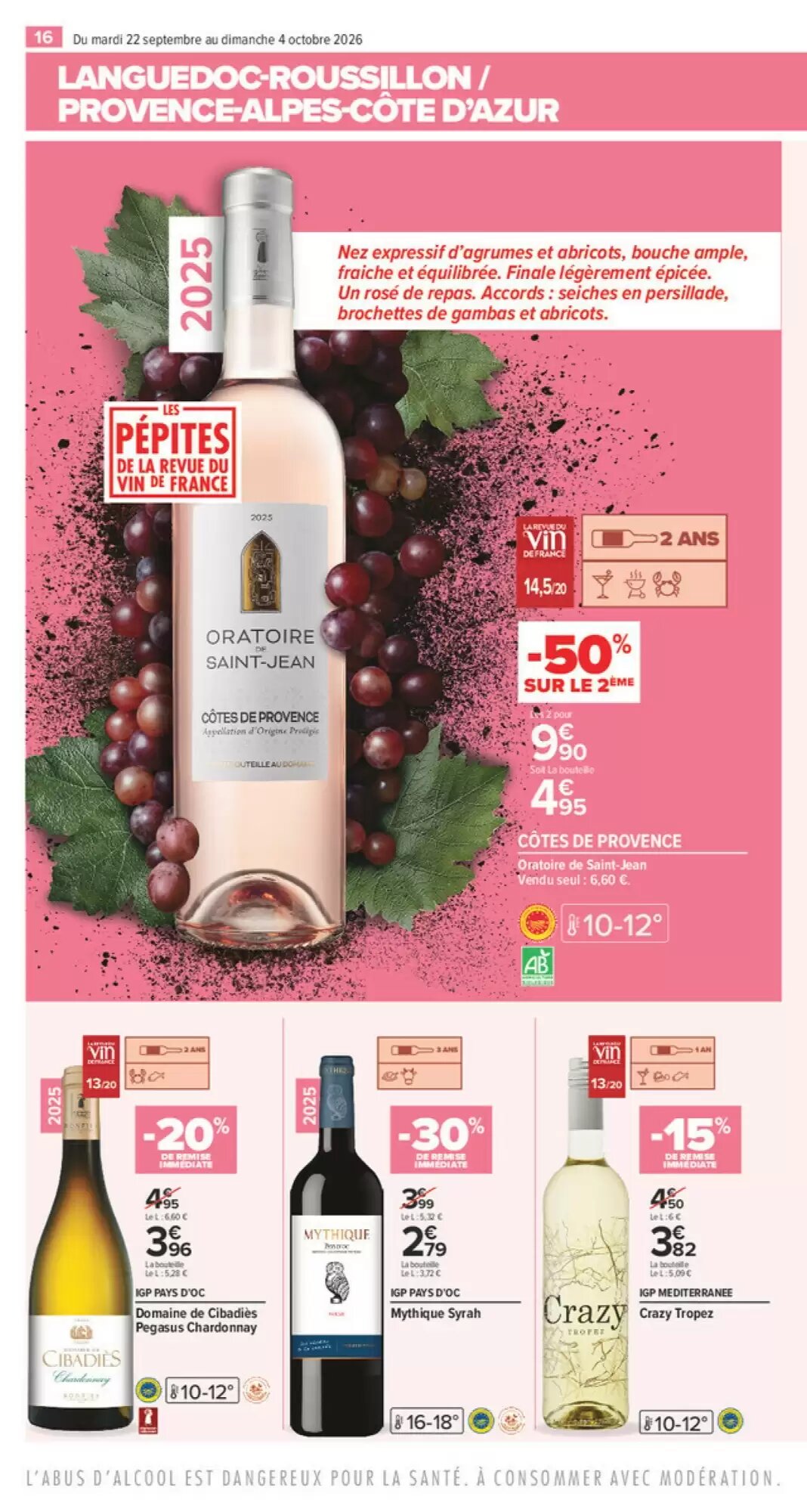 Prospectus promotionnel Carrefour valable à partir du 22/09/2026 - Page 16.