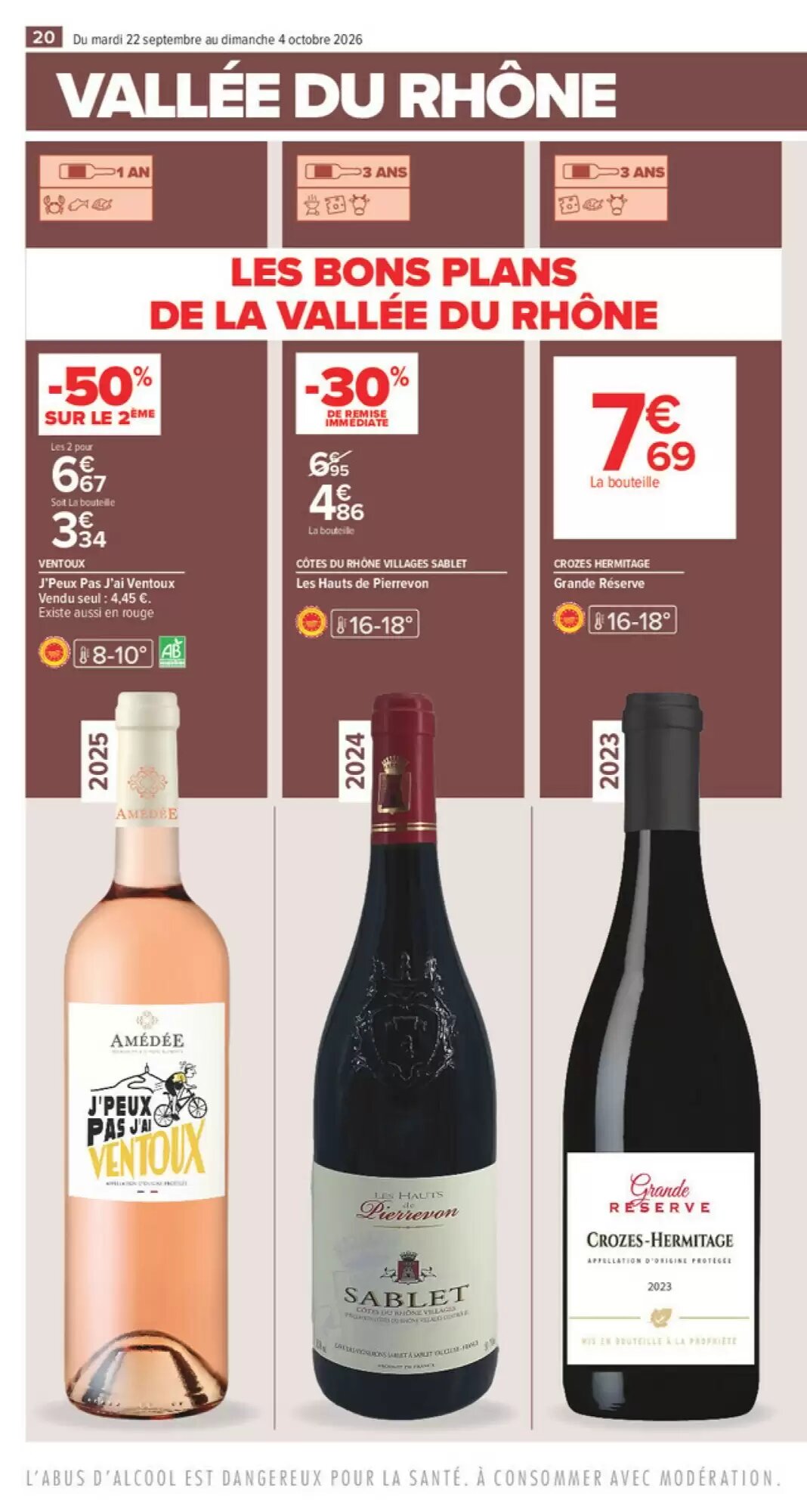 Prospectus promotionnel Carrefour valable à partir du 22/09/2026 - Page 20.