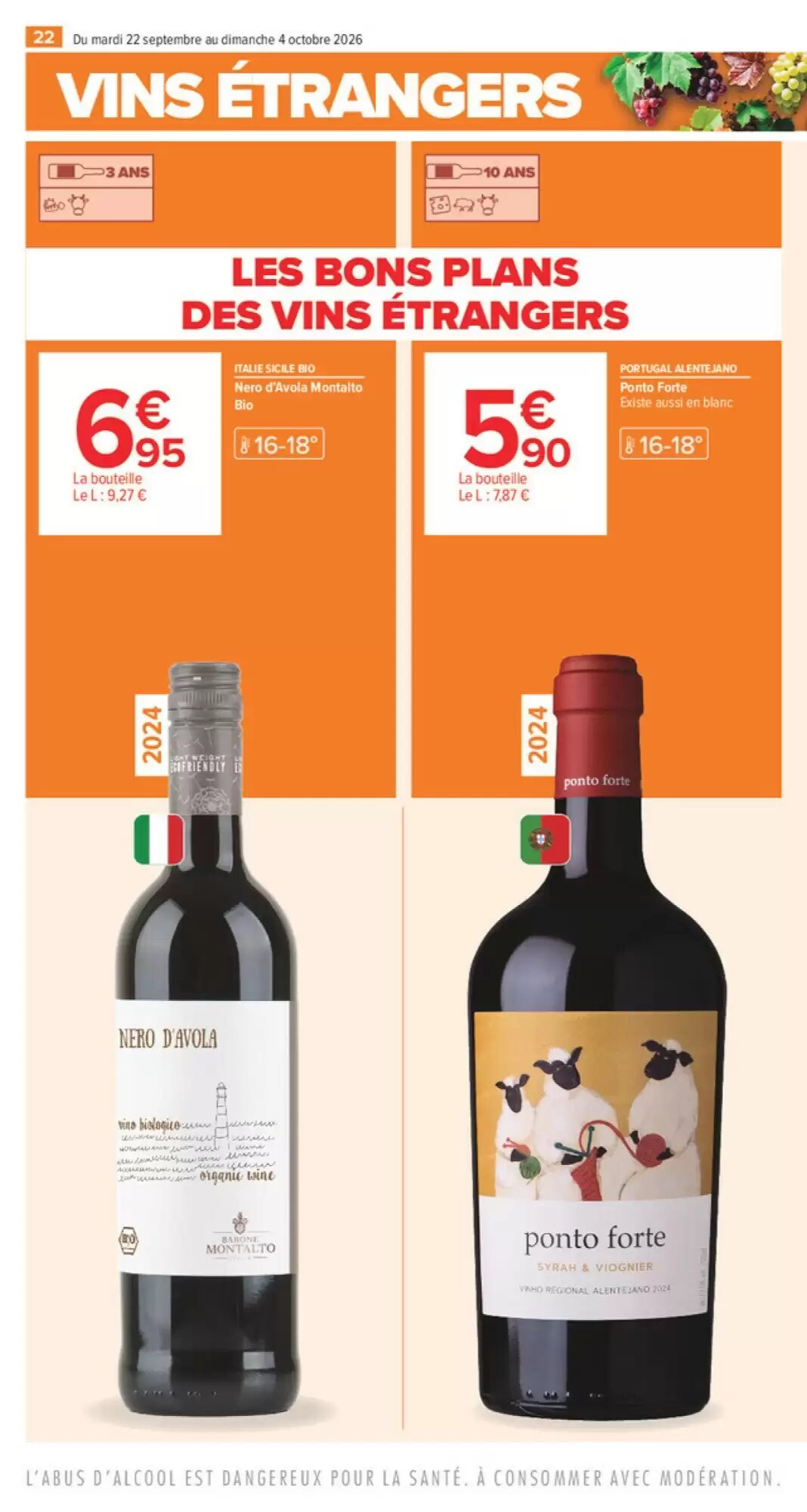 Prospectus promotionnel Carrefour valable à partir du 22/09/2026 - Page 22.