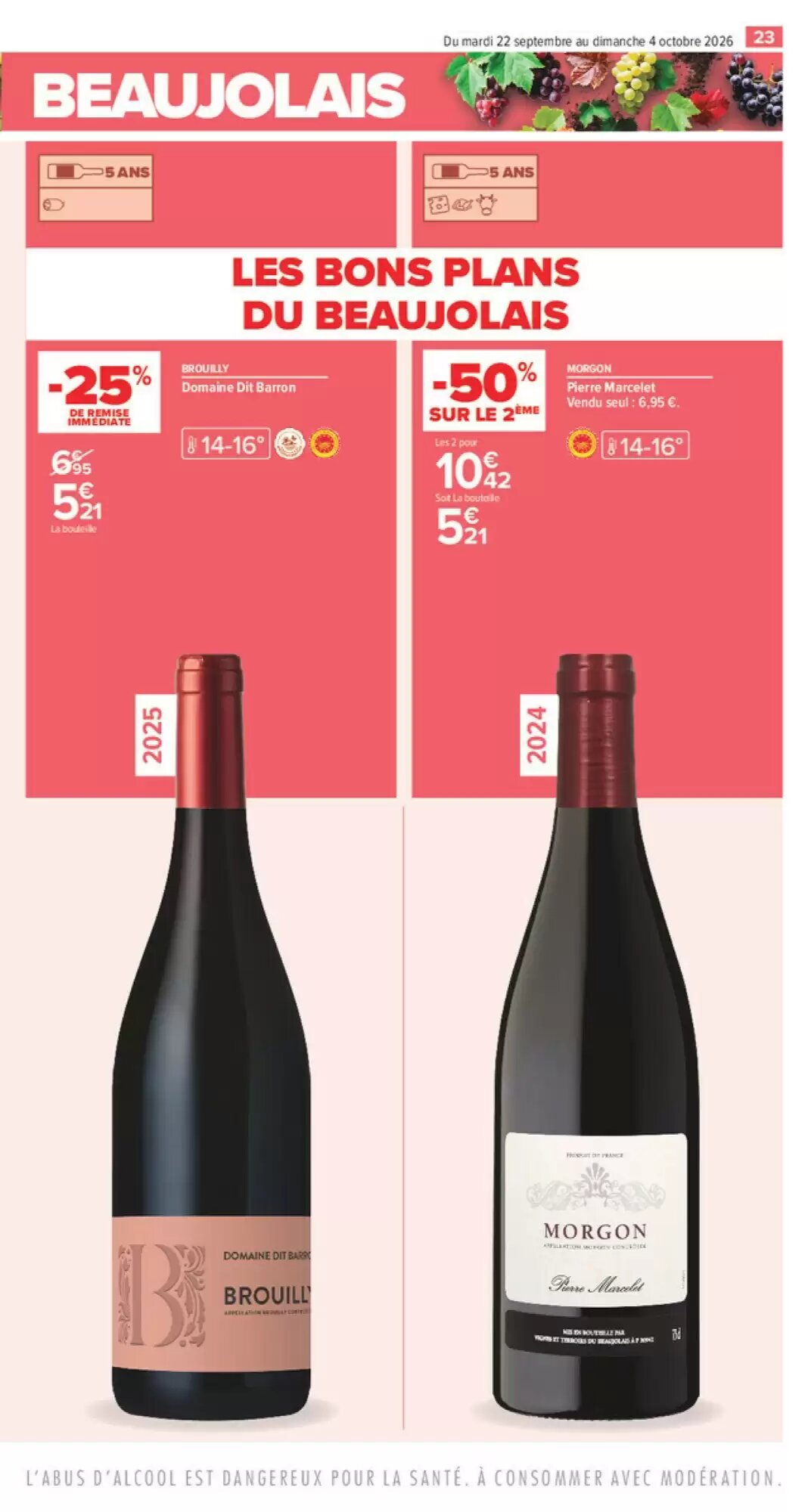 Prospectus promotionnel Carrefour valable à partir du 22/09/2026 - Page 23.
