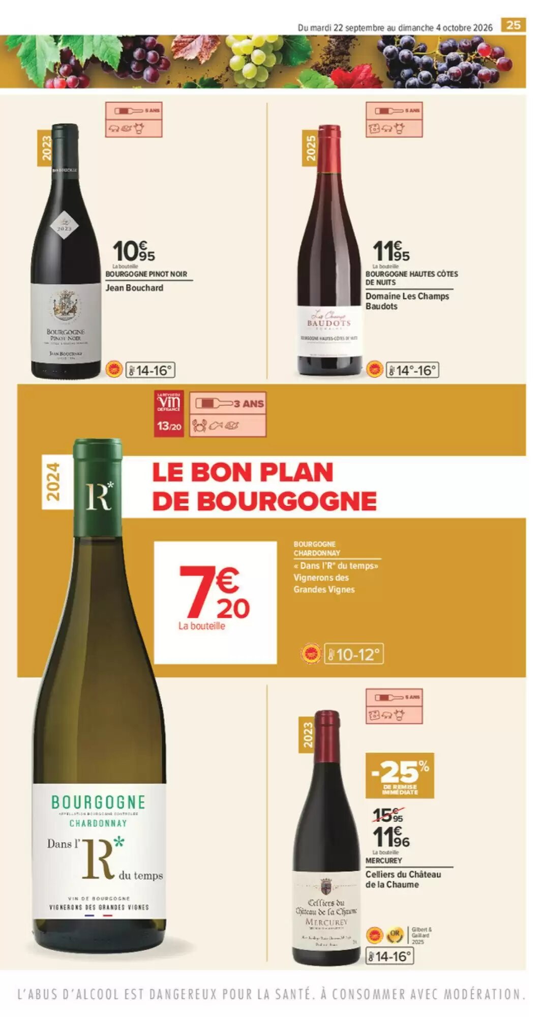 Prospectus promotionnel Carrefour valable à partir du 22/09/2026 - Page 25.